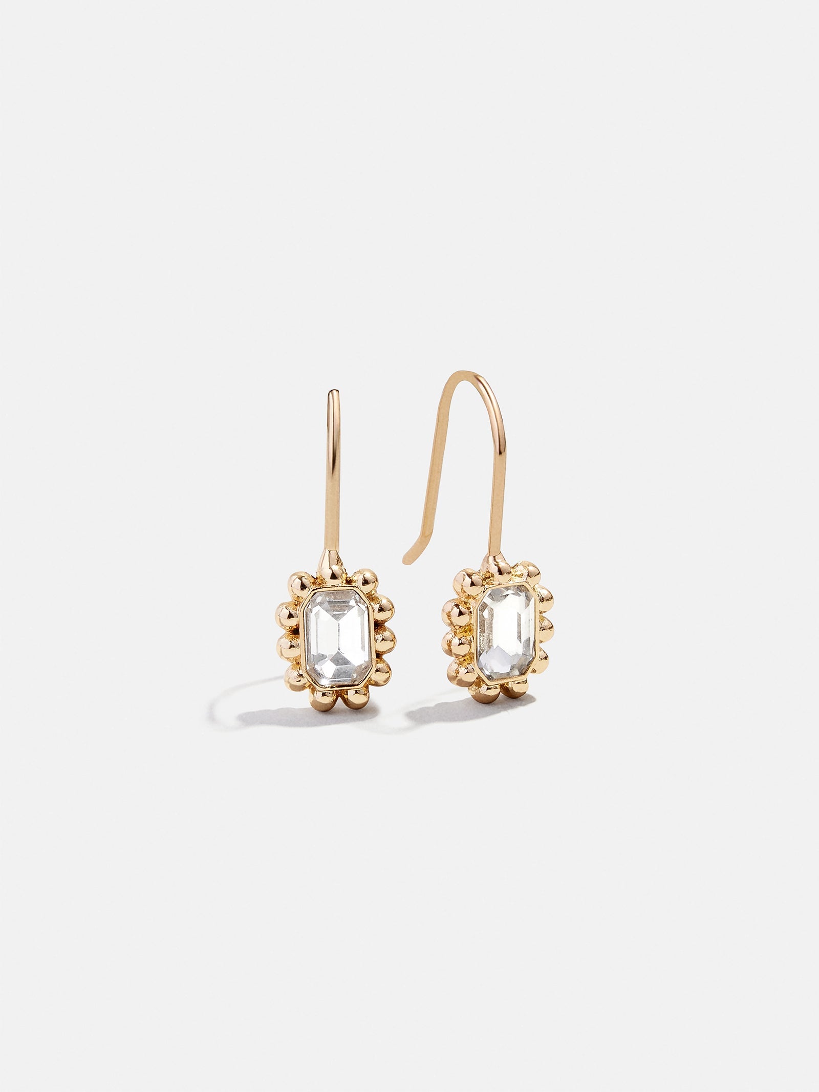 Fiona Kids' Drop Earrings - Gold/Pavé
