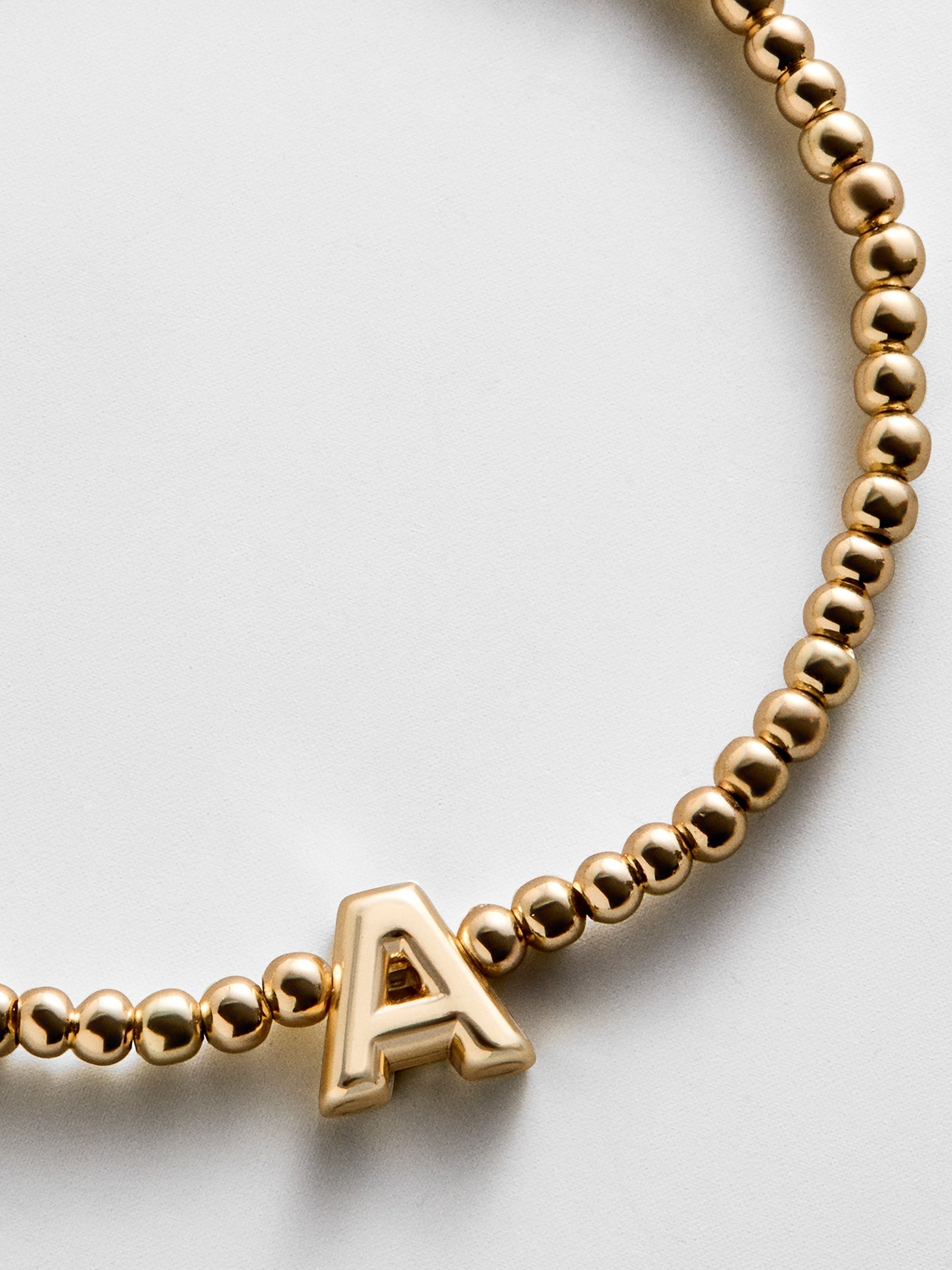 Bubble Letter Pisa Bracelet - Initial Pisa Bracelet