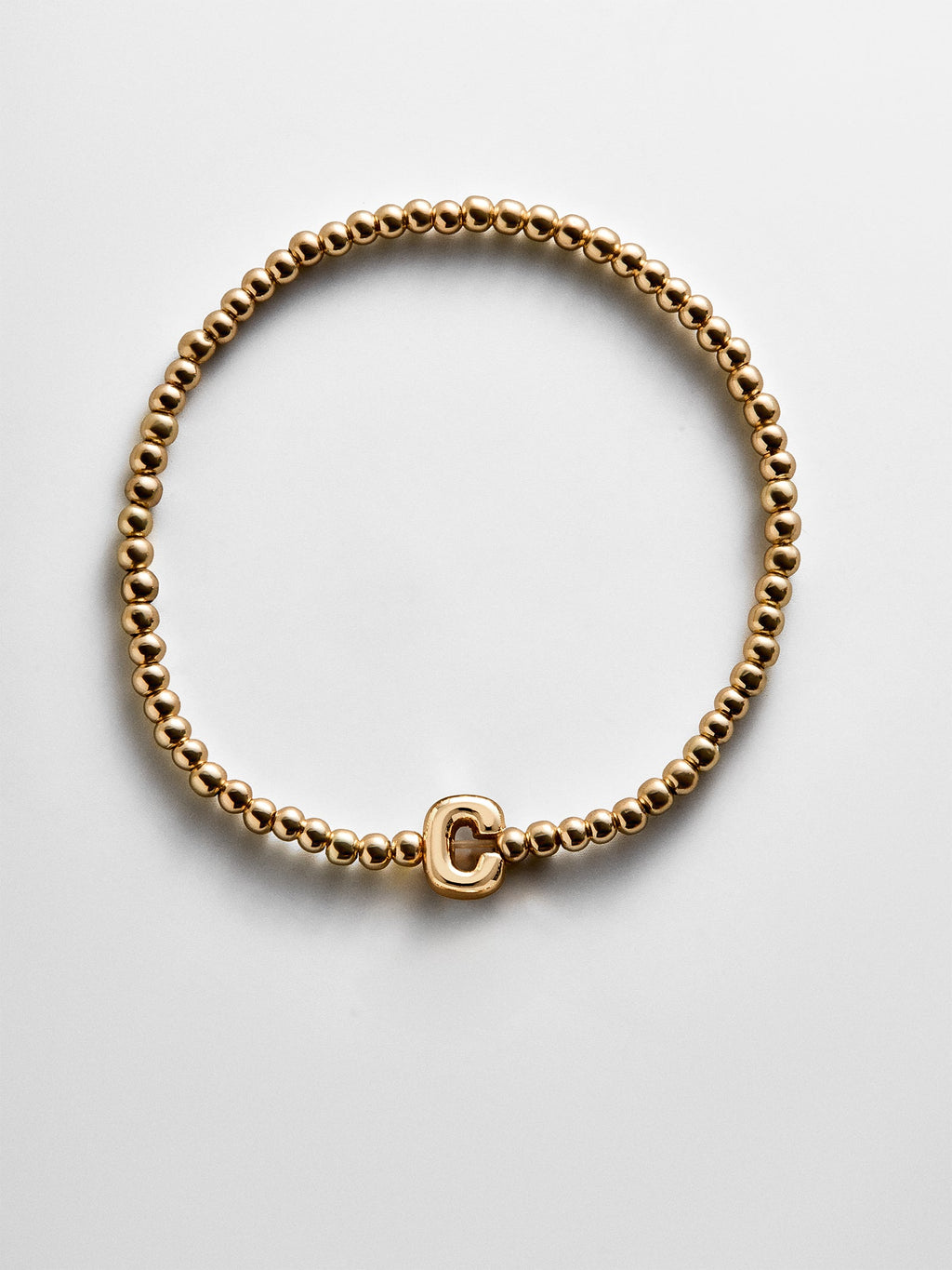 Bubble Letter Pisa Bracelet - Initial Pisa Bracelet