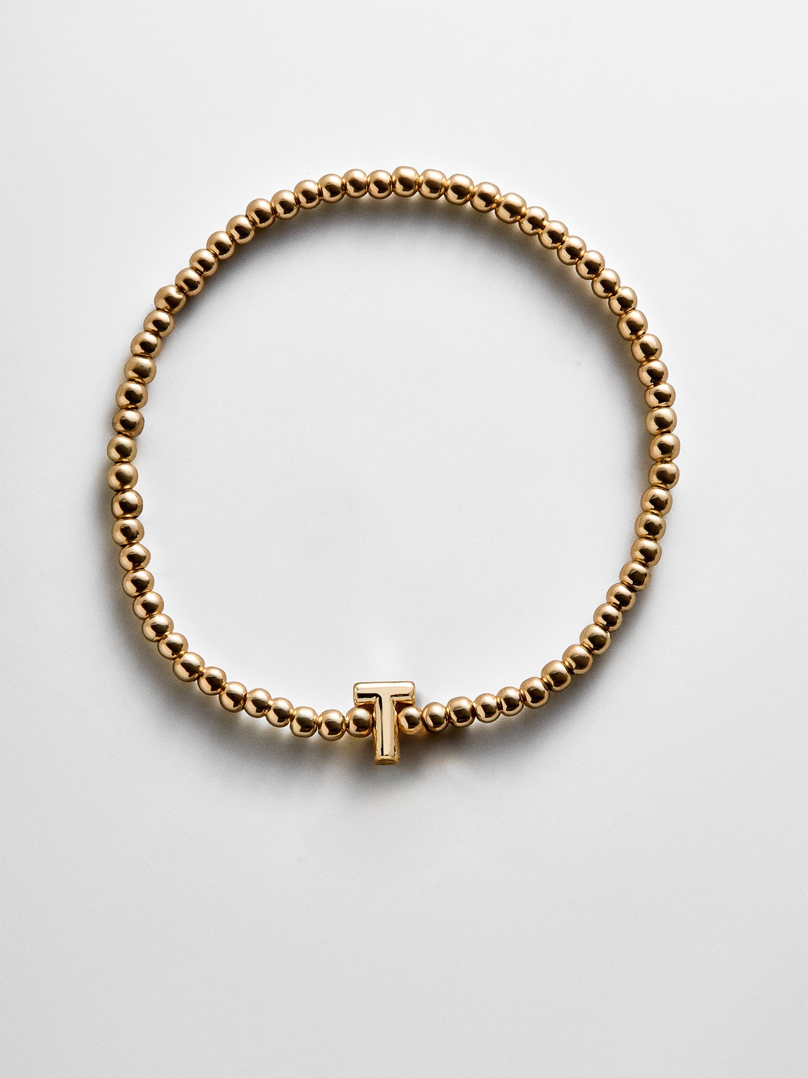 Bubble Letter Pisa Bracelet - Initial Pisa Bracelet