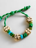 Happy Here Beaded Bracelet - Clover