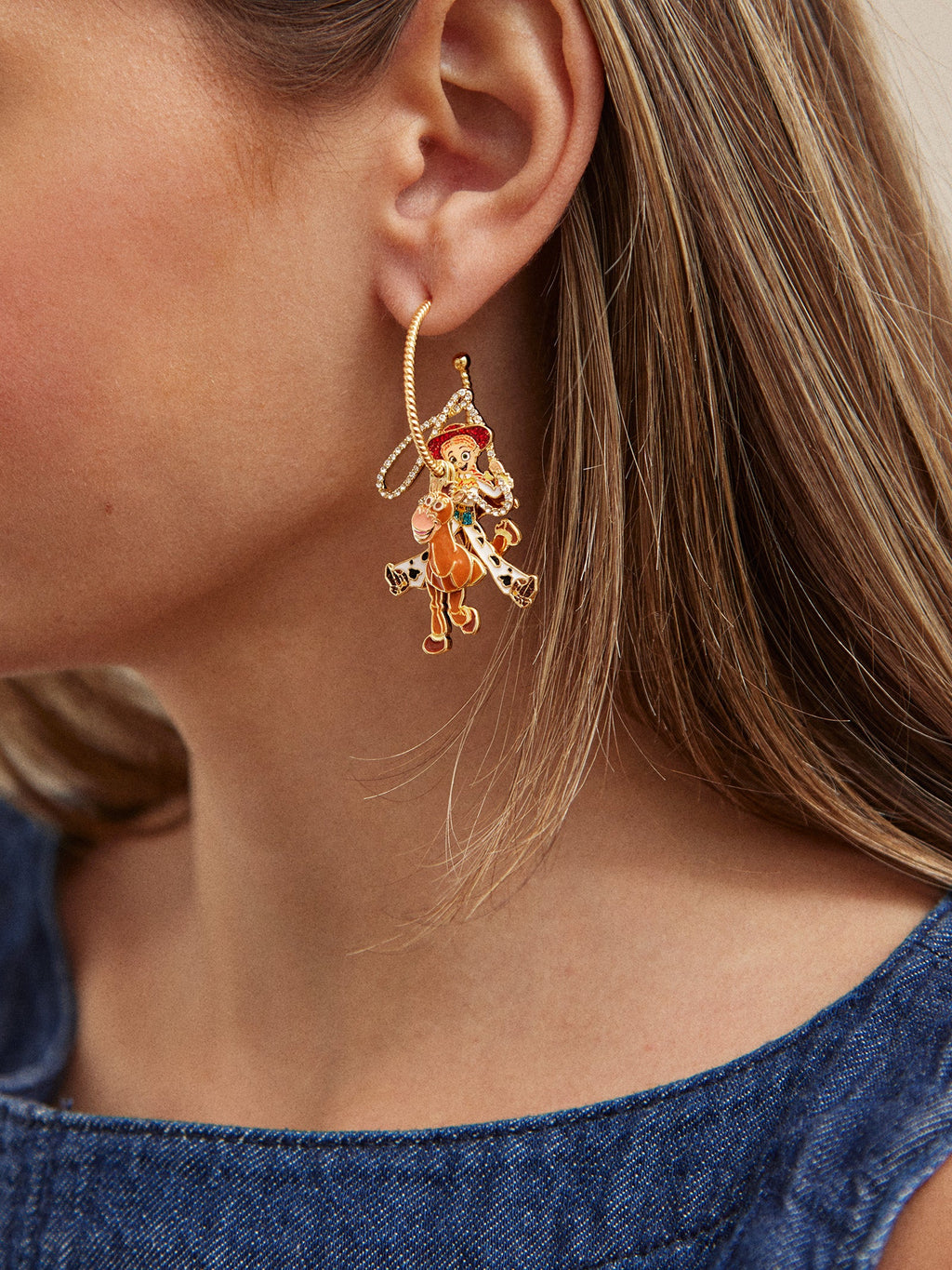 Disney Pixar Jessie & Bullseye Earrings - Jessie & Bullseye