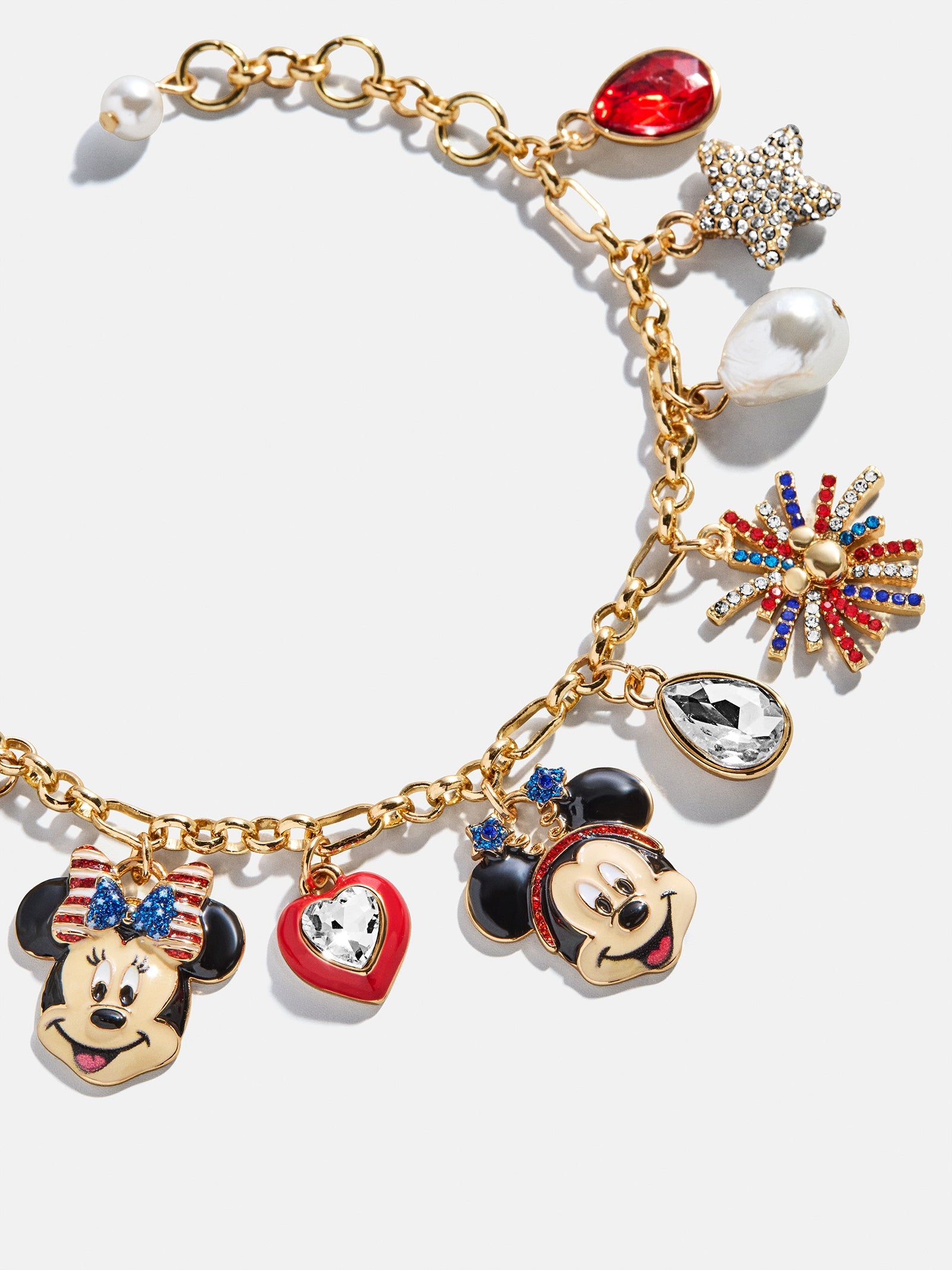 Disney Americana Charm Bracelet - Red/White/Blue