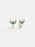 Disney Stitch 14K Gold Earrings - Gold/Blue
