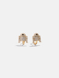 STAR WARS™ R2-D2™ 14K Gold Plated Sterling Silver Earrings - R2-D2