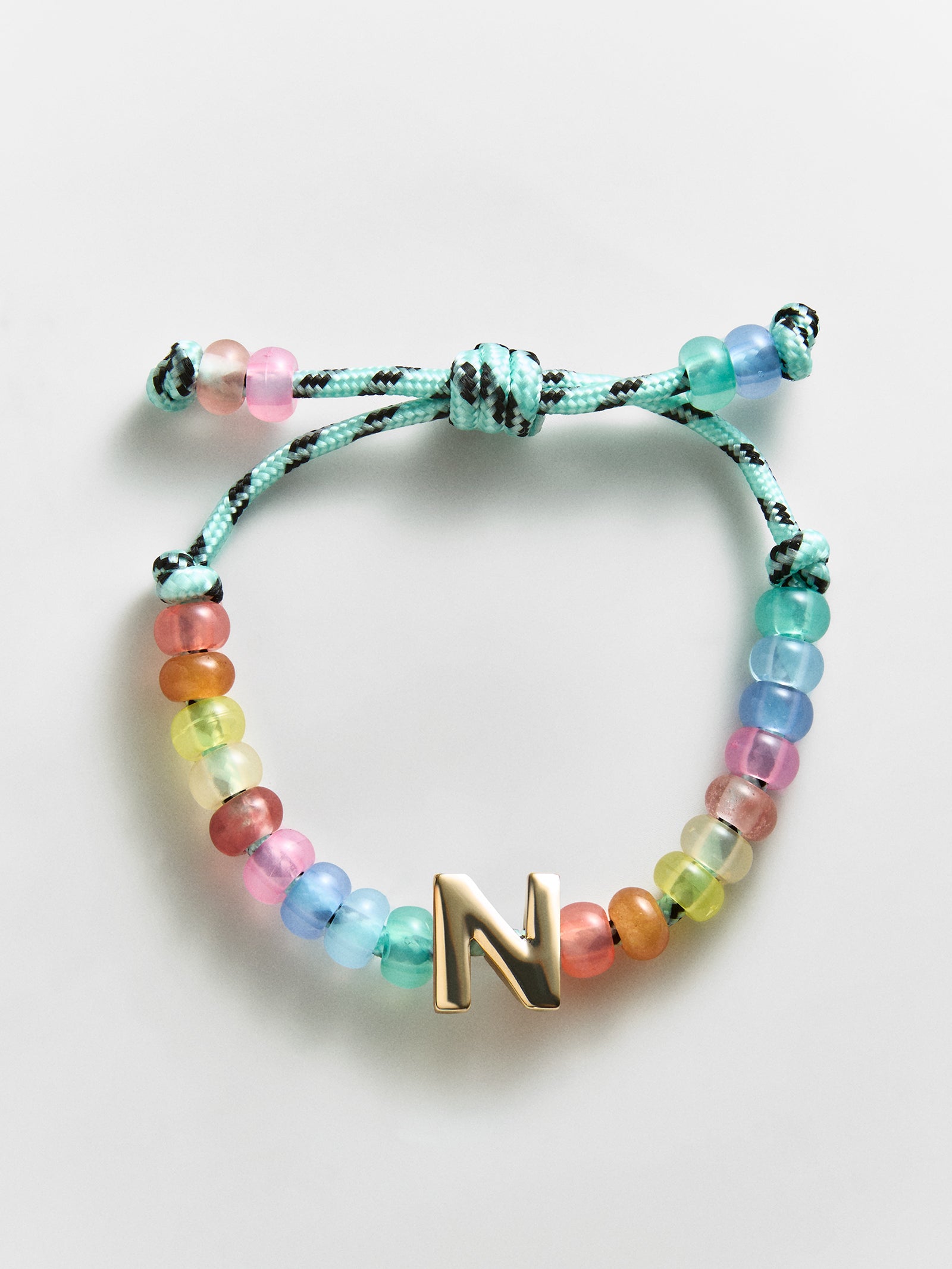 Marjorie Waterproof Initial Bracelet - Multi/Gold