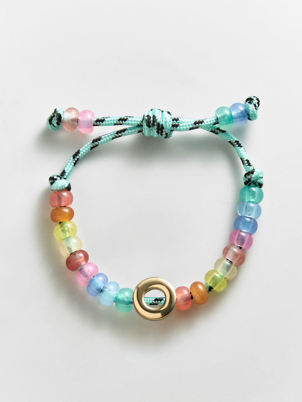Marjorie Waterproof Initial Bracelet - Multi/Gold