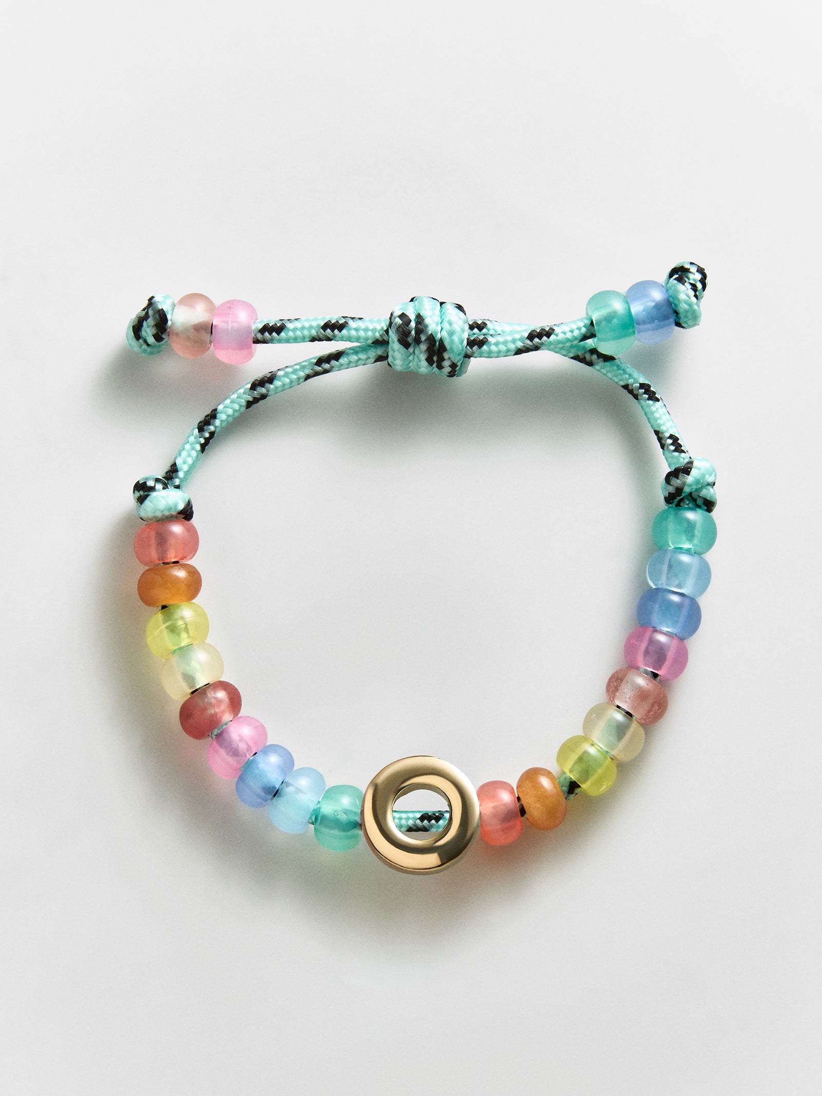 Marjorie Waterproof Initial Bracelet - Multi/Gold