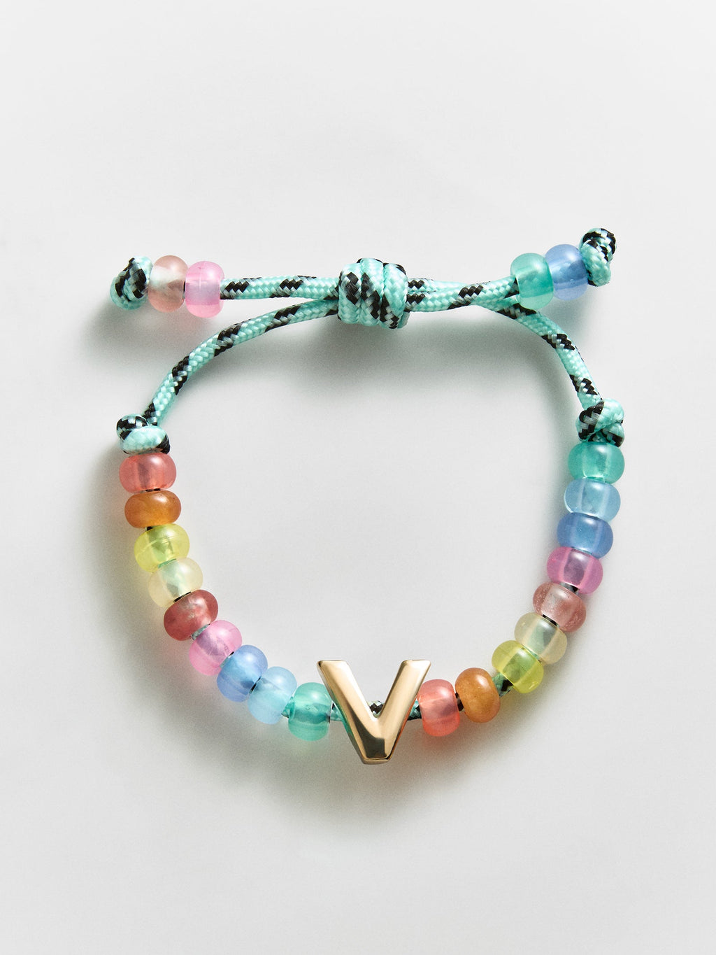 Marjorie Waterproof Initial Bracelet - Multi/Gold