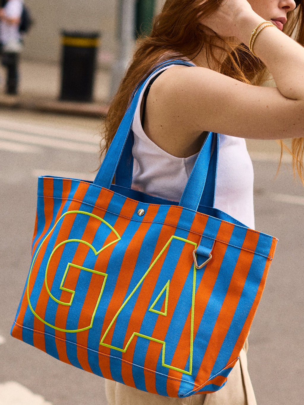 Striped Custom Alpha Tote - Custom Regatta