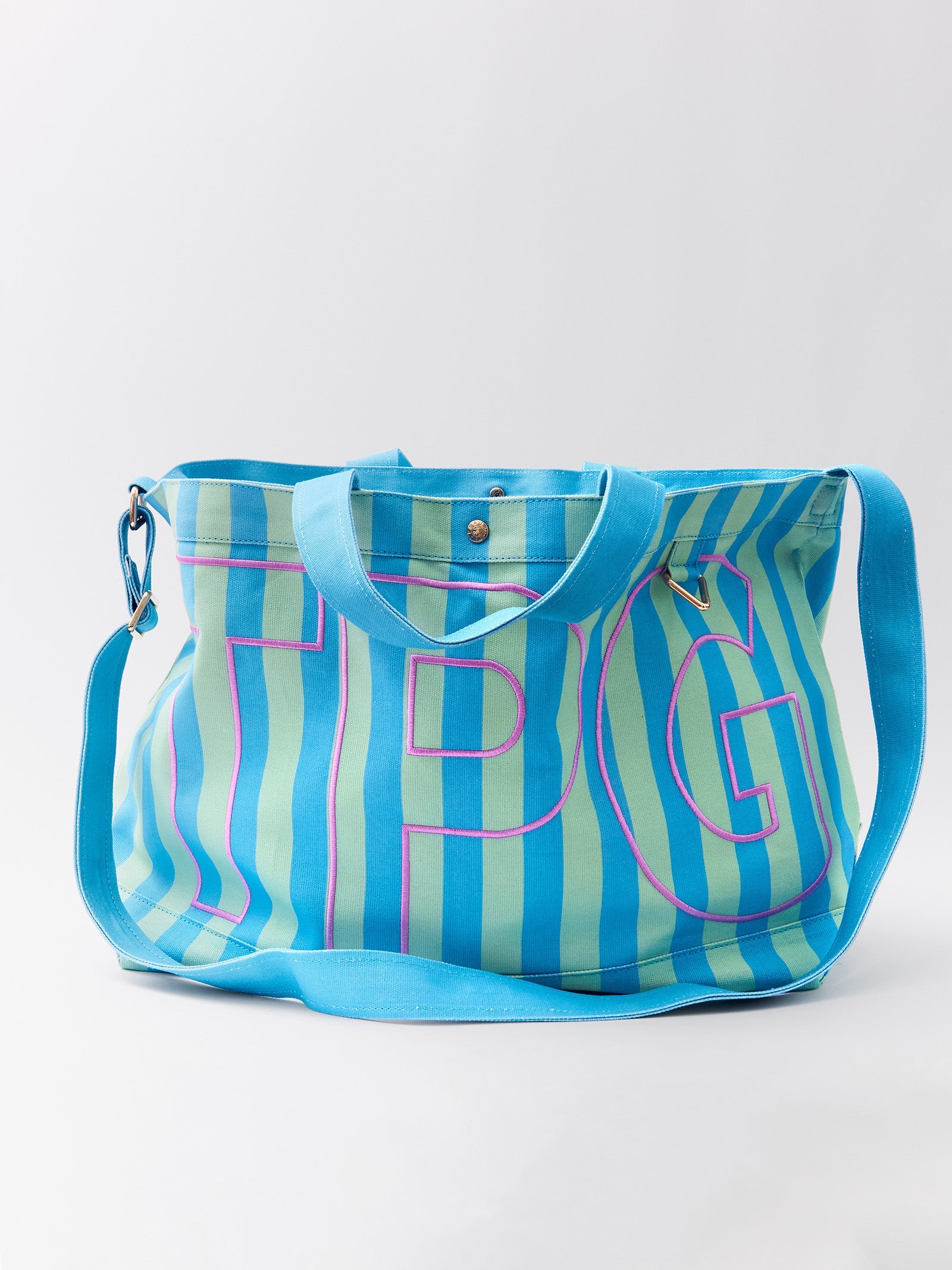 Striped Custom Alpha Tote - Custom Breeze