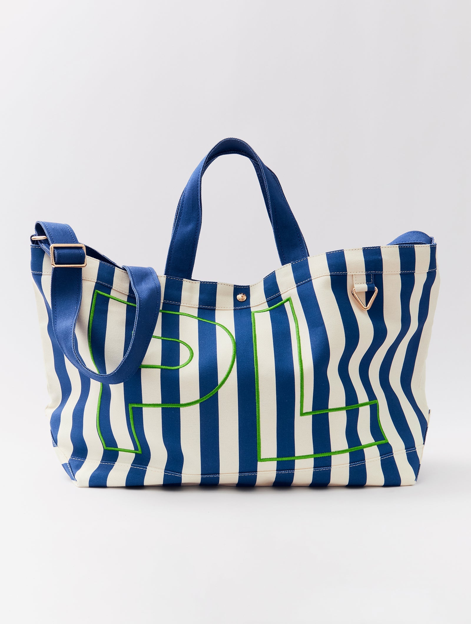 Striped Custom Alpha Tote - Custom Harbor