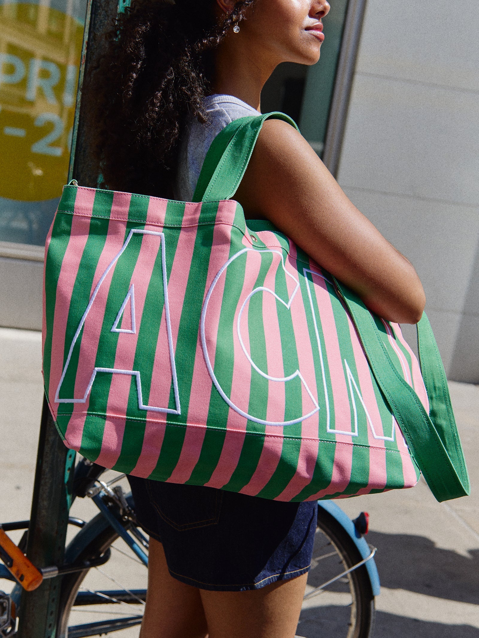 Striped Custom Alpha Tote - Custom Grove