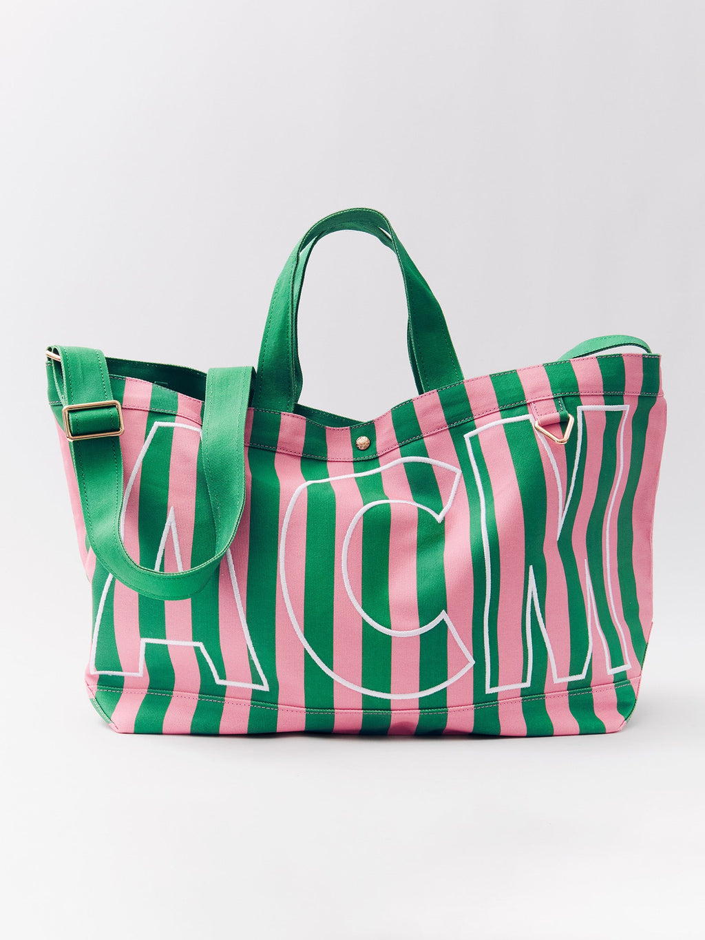 Striped Custom Alpha Tote - Custom Grove
