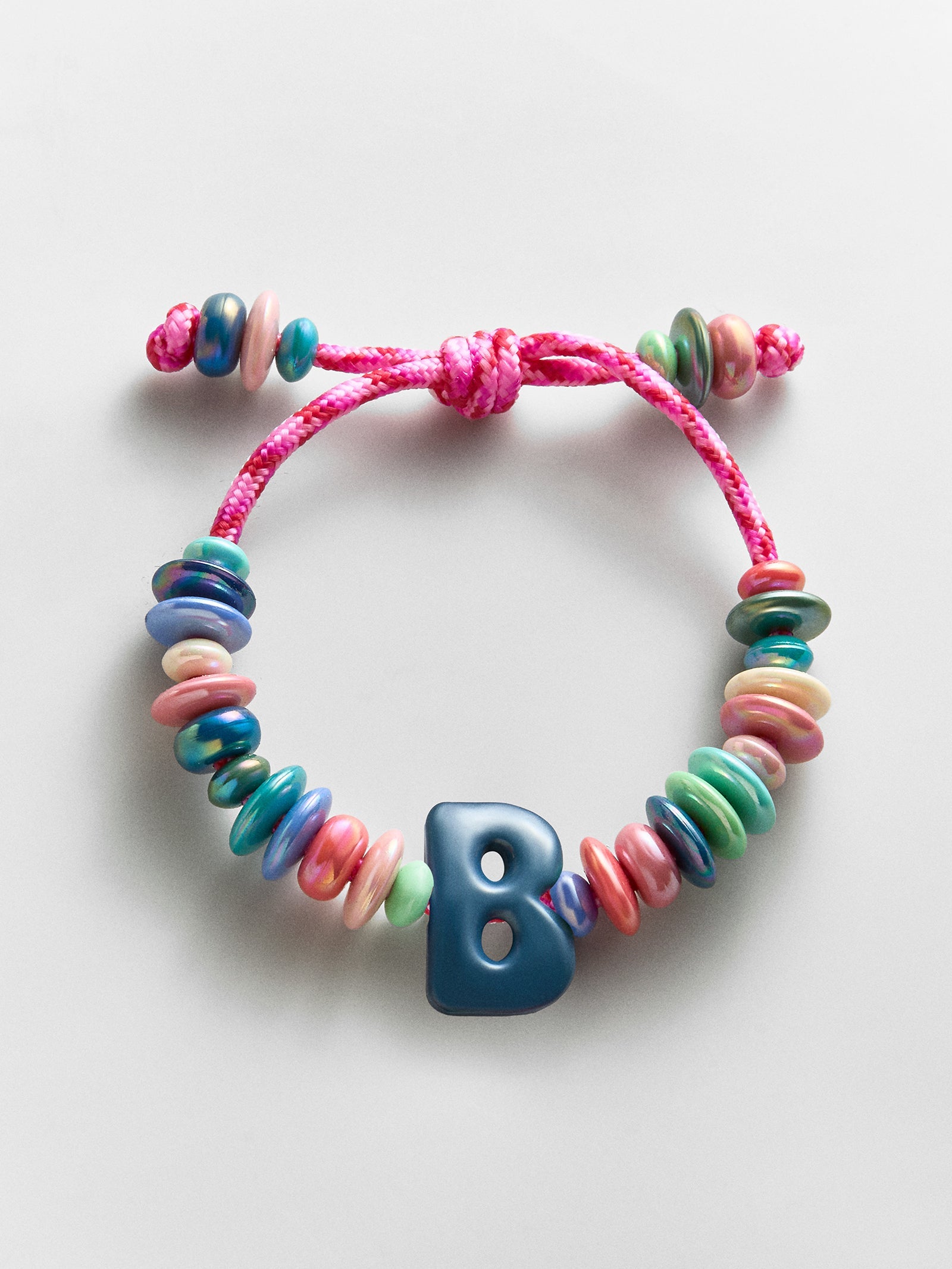 Make Waves Initial Bracelet - Multi/Navy