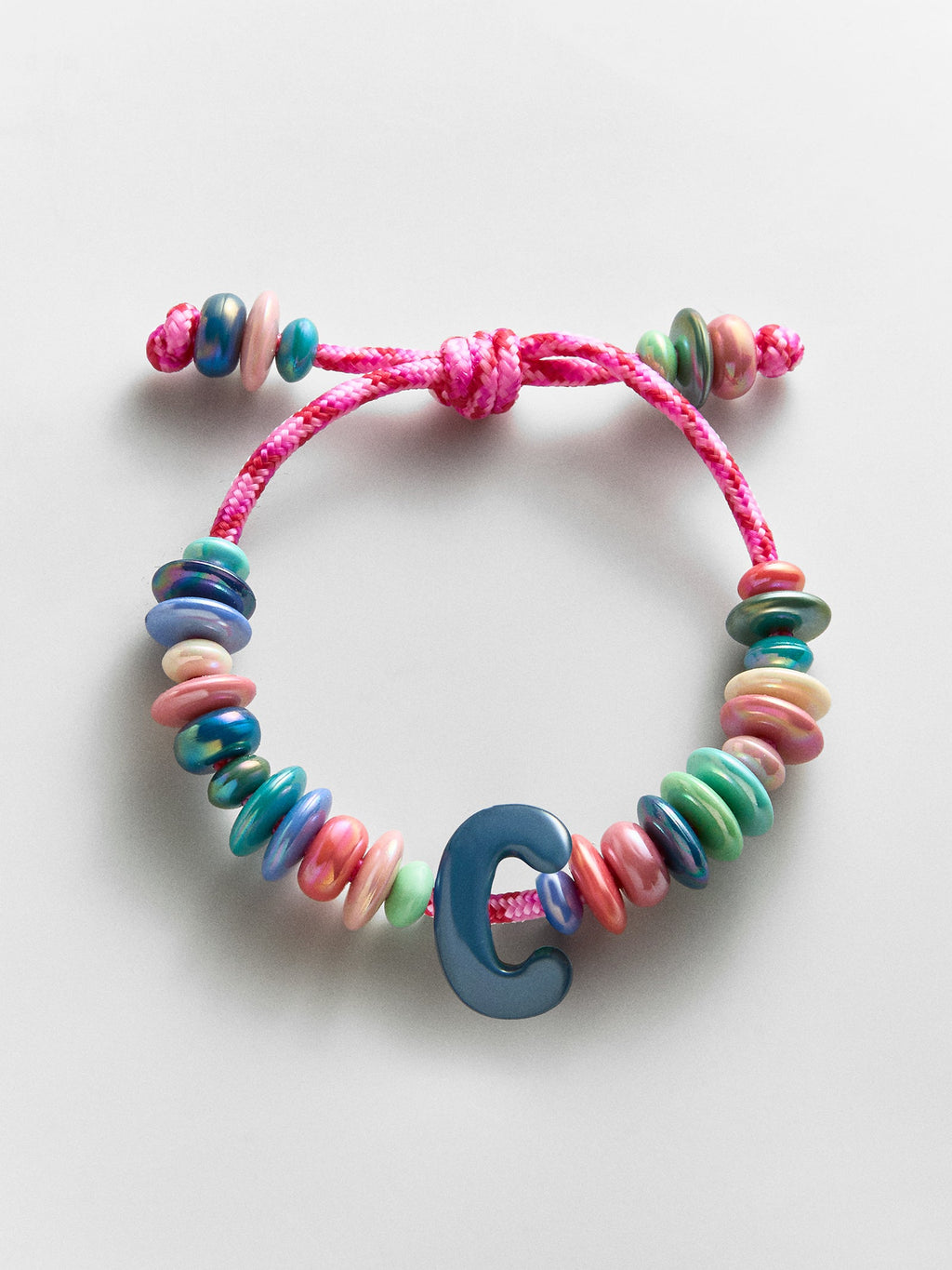 Make Waves Initial Bracelet - Multi/Navy