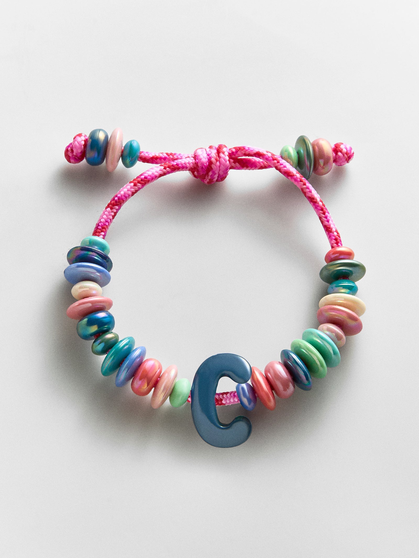 Make Waves Initial Bracelet - Multi/Navy