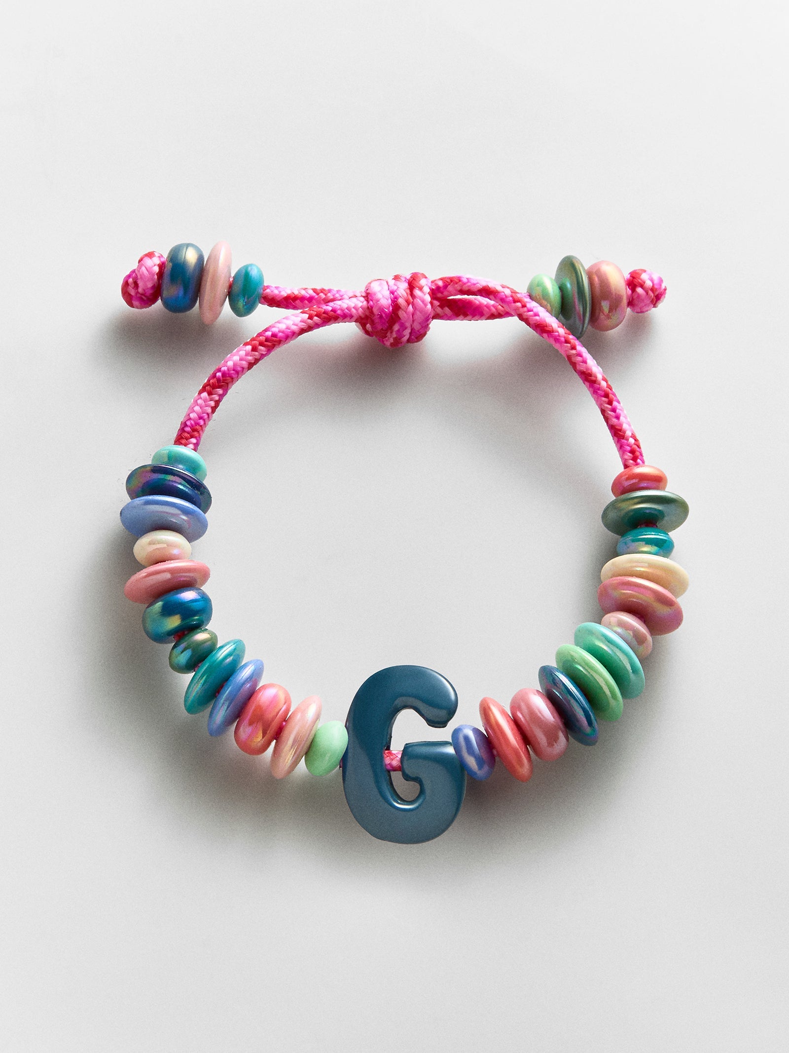 Make Waves Initial Bracelet - Multi/Navy