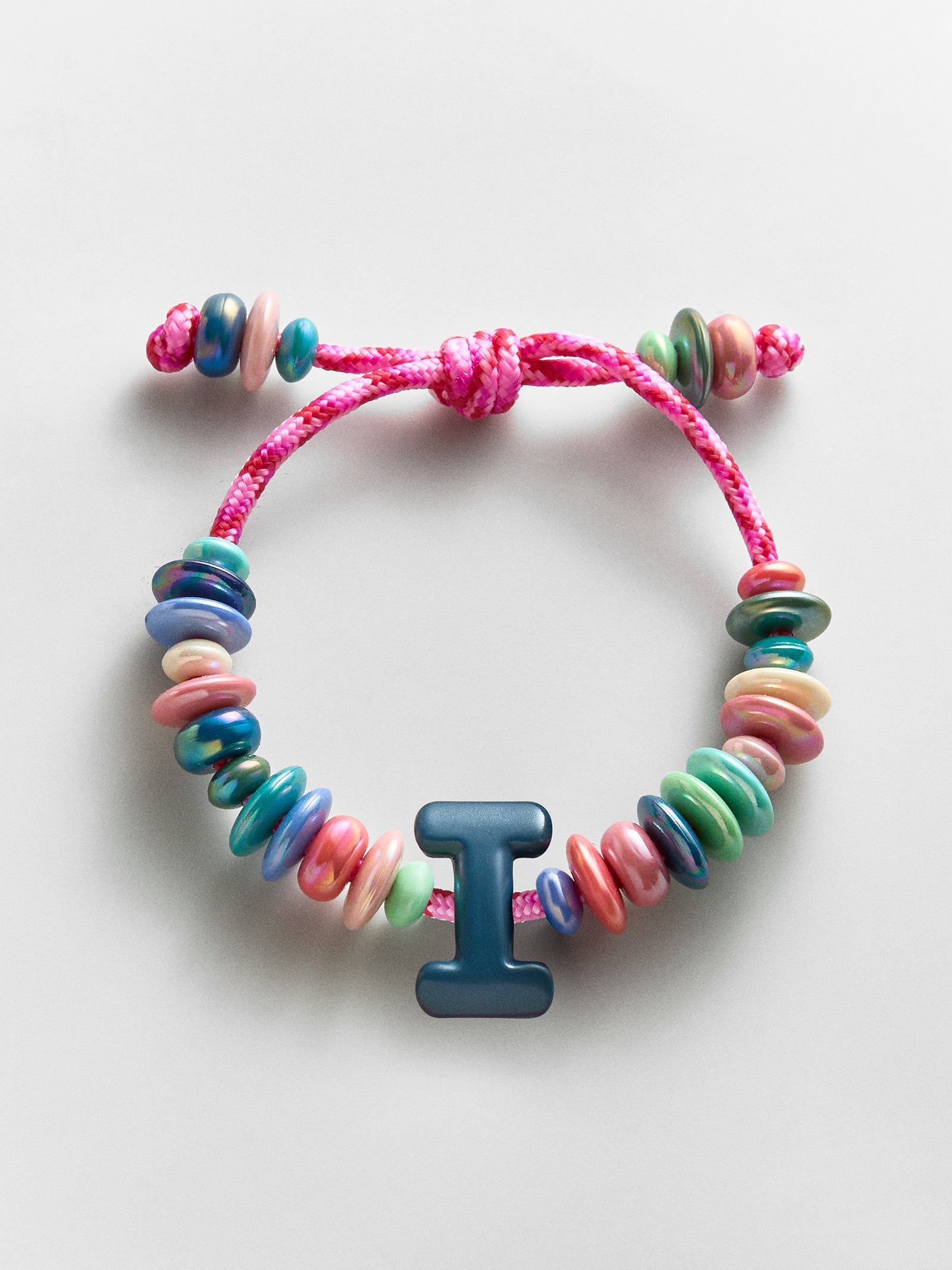 Make Waves Initial Bracelet - Multi/Navy