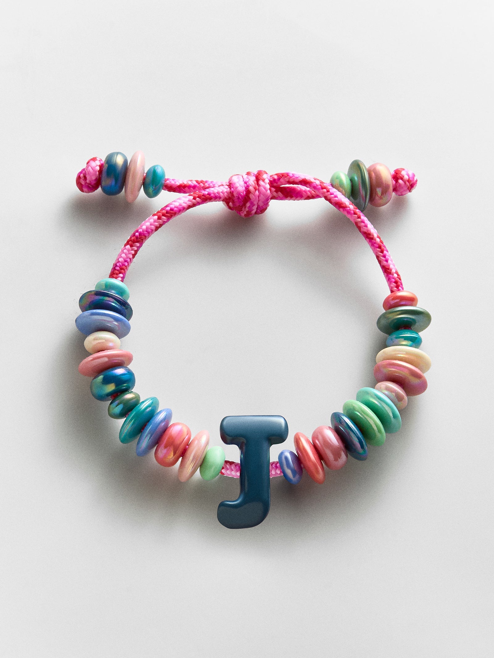 Make Waves Initial Bracelet - Multi/Navy