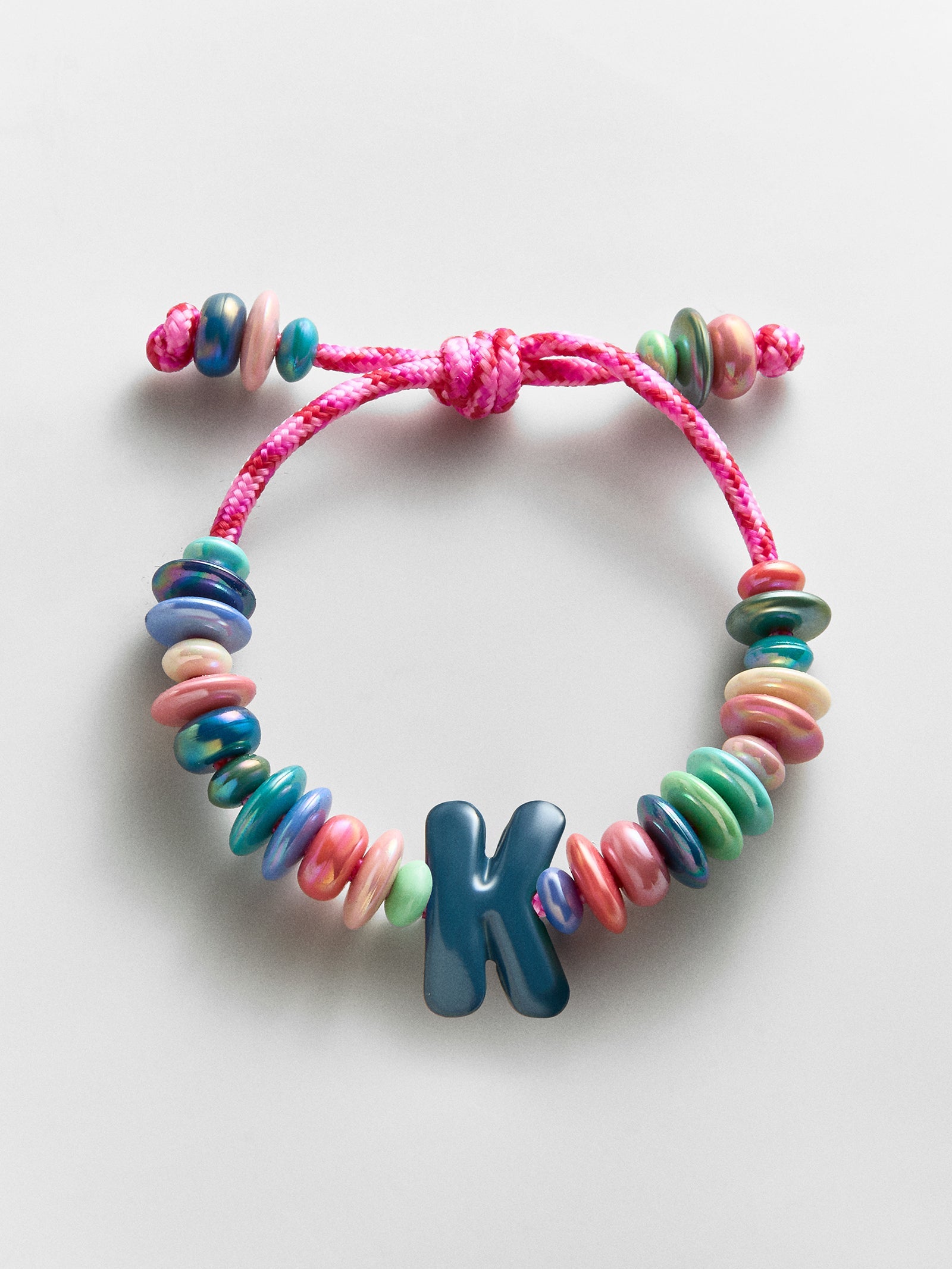 Make Waves Initial Bracelet - Multi/Navy