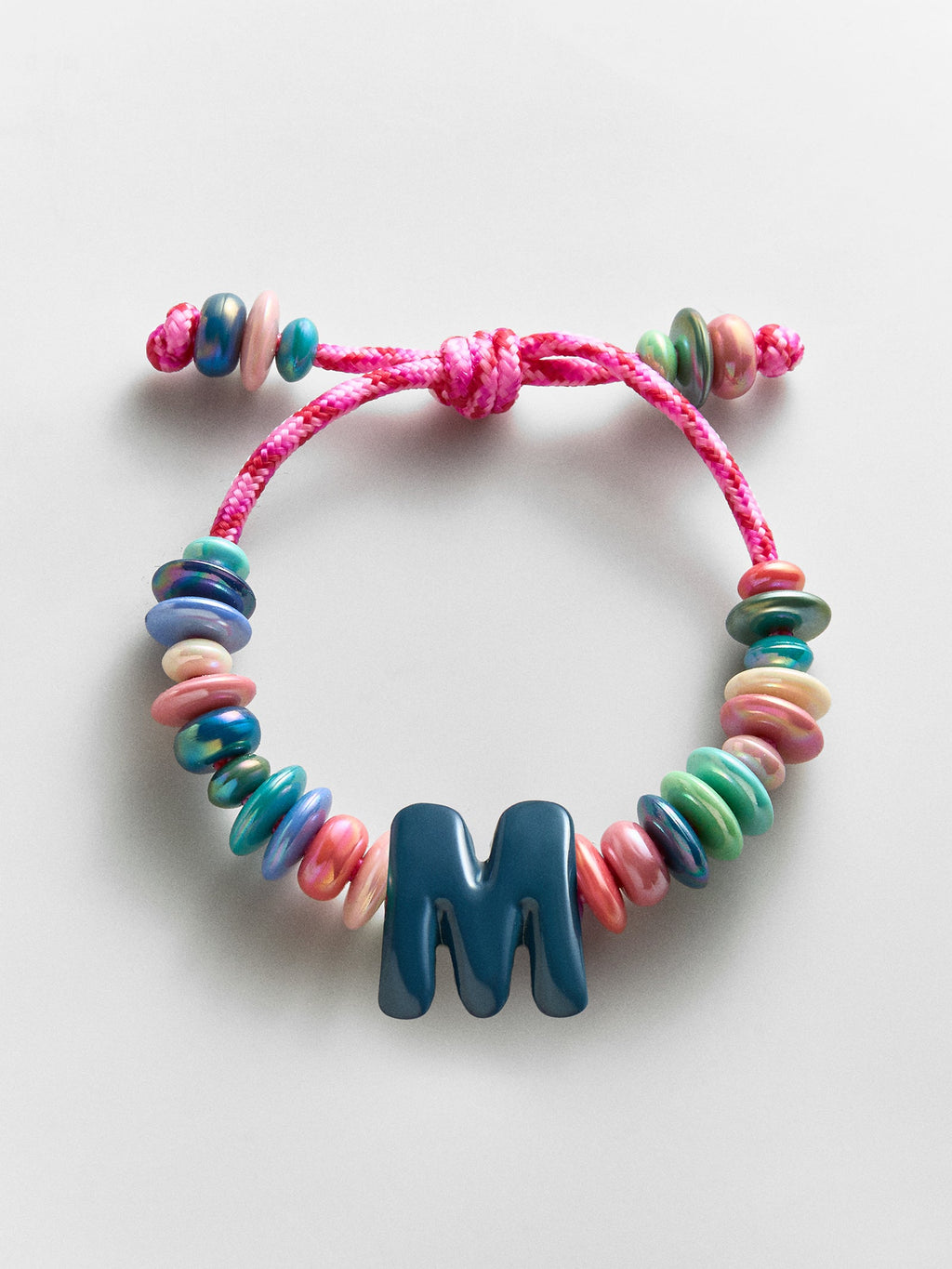Make Waves Initial Bracelet - Multi/Navy