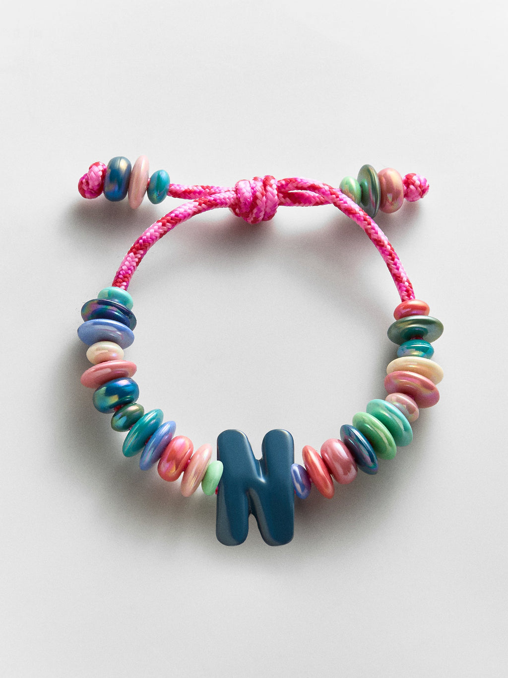 Make Waves Initial Bracelet - Multi/Navy
