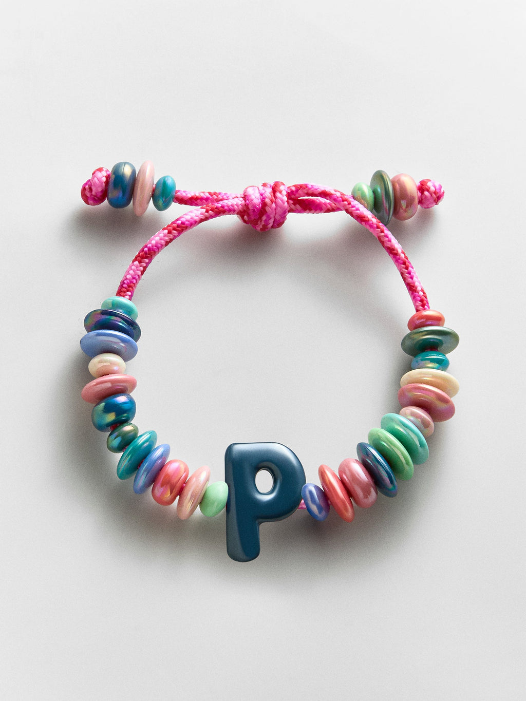 Make Waves Initial Bracelet - Multi/Navy