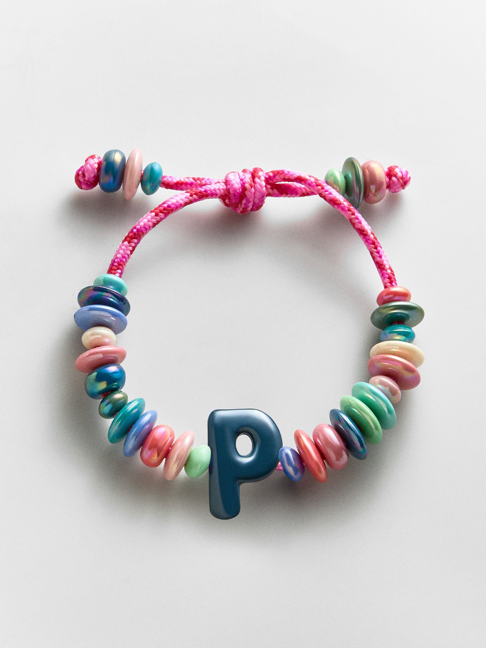 Make Waves Initial Bracelet - Multi/Navy