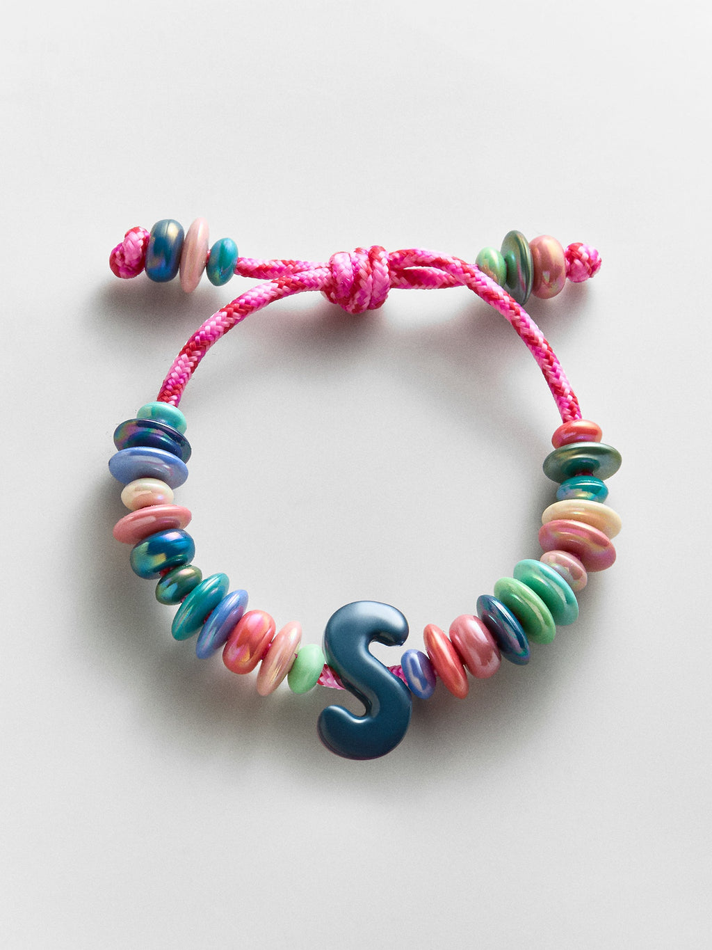 Make Waves Initial Bracelet - Multi/Navy