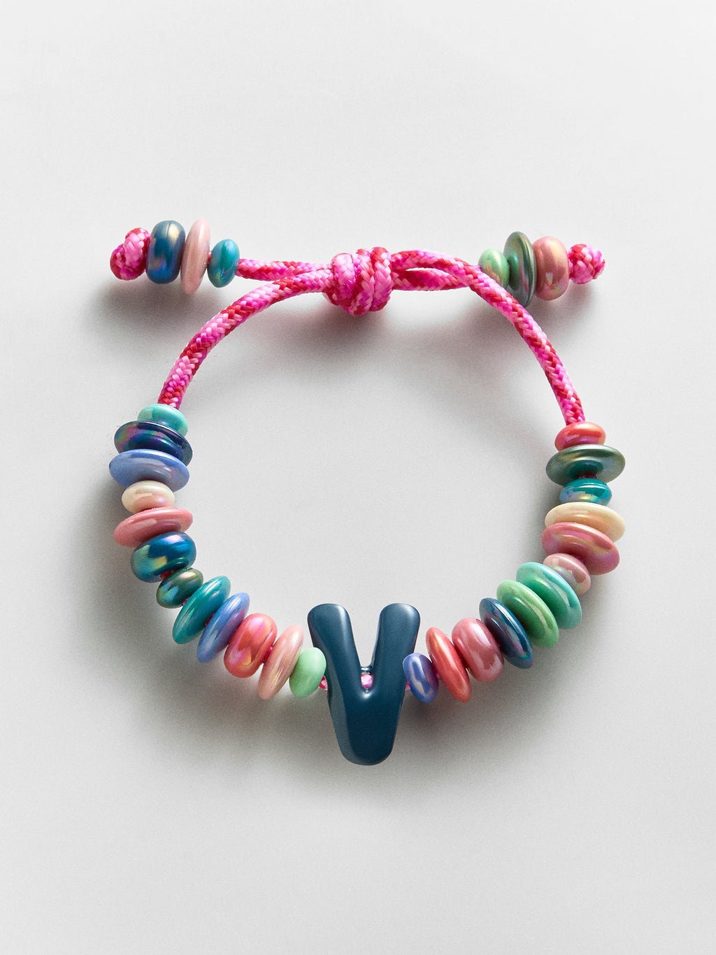 Make Waves Initial Bracelet - Multi/Navy