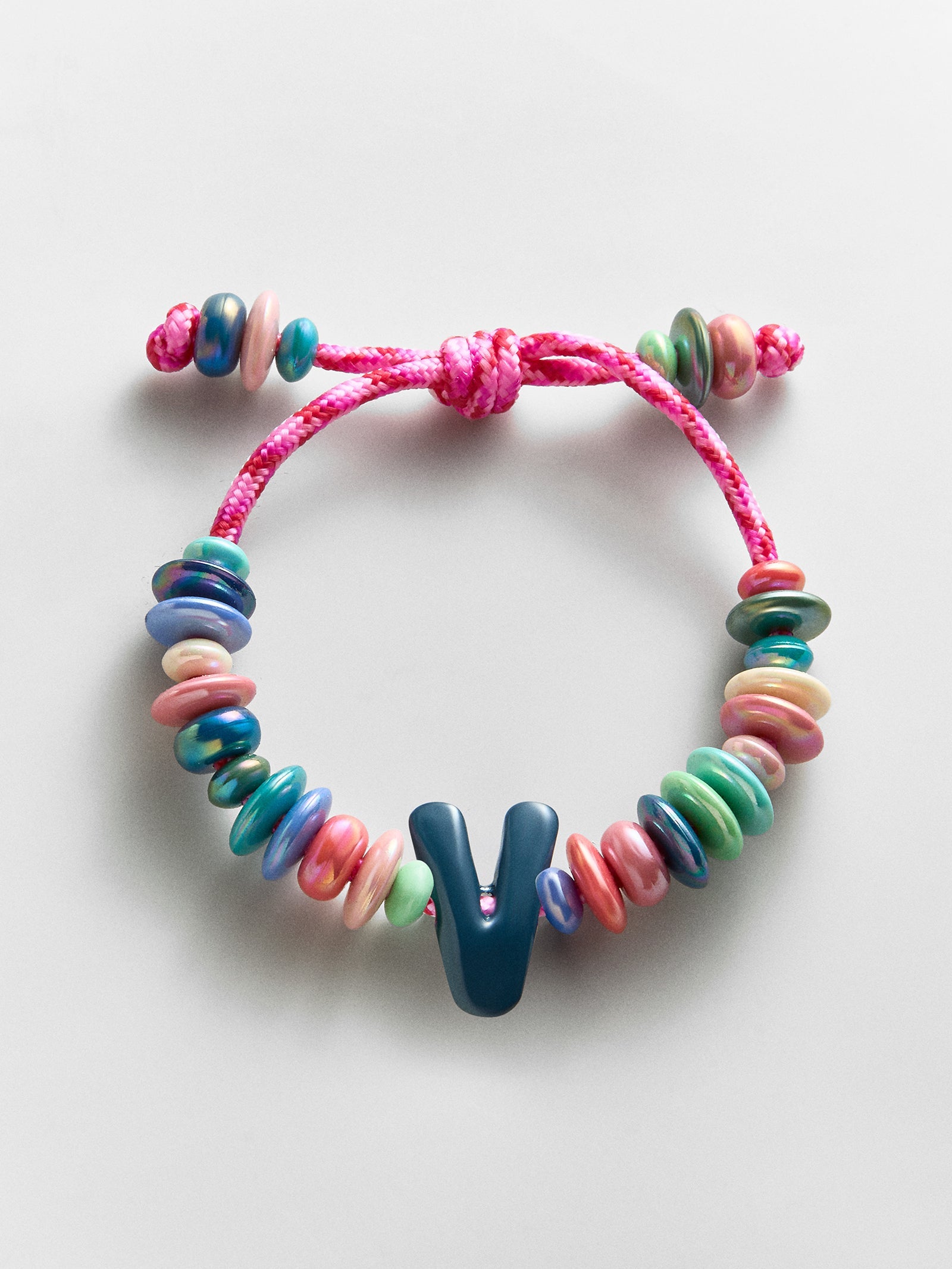 Make Waves Initial Bracelet - Multi/Navy