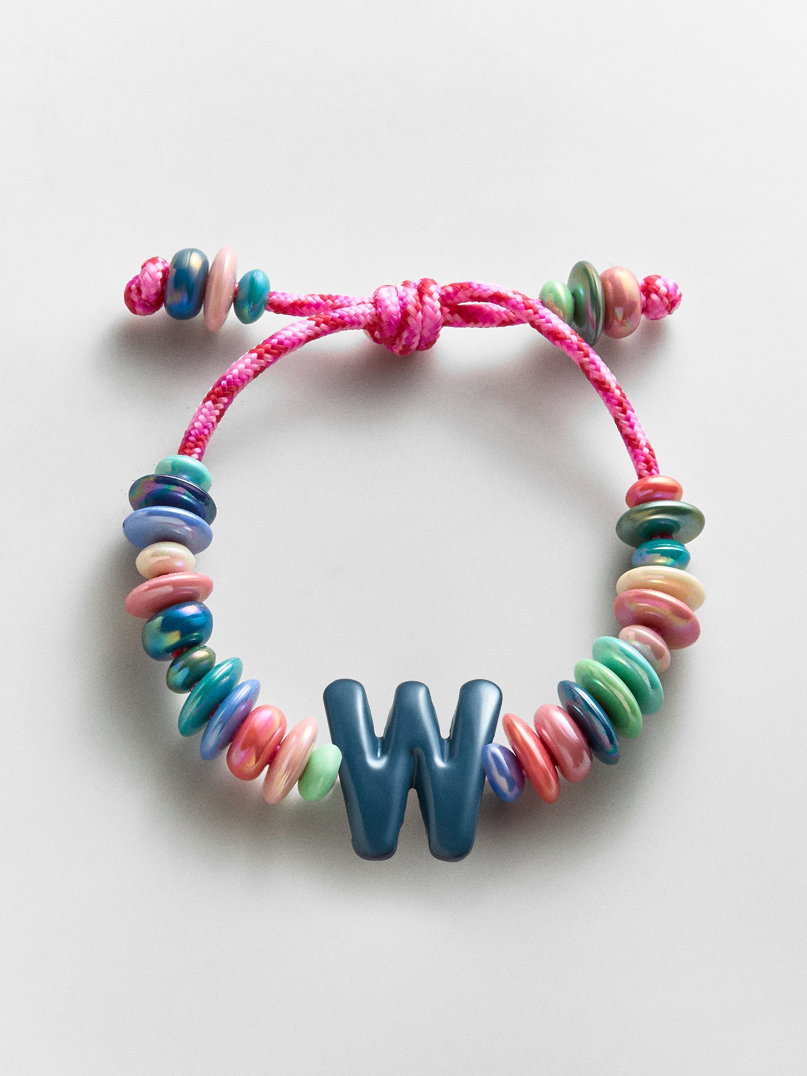 Make Waves Initial Bracelet - Multi/Navy