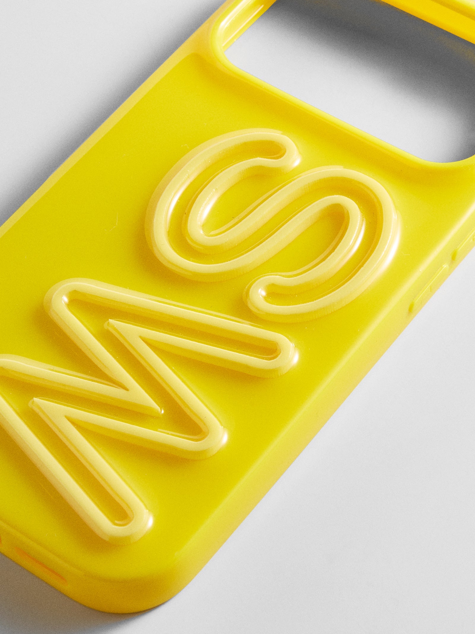 Fine Line Custom iPhone Case - Yellow/Yellow