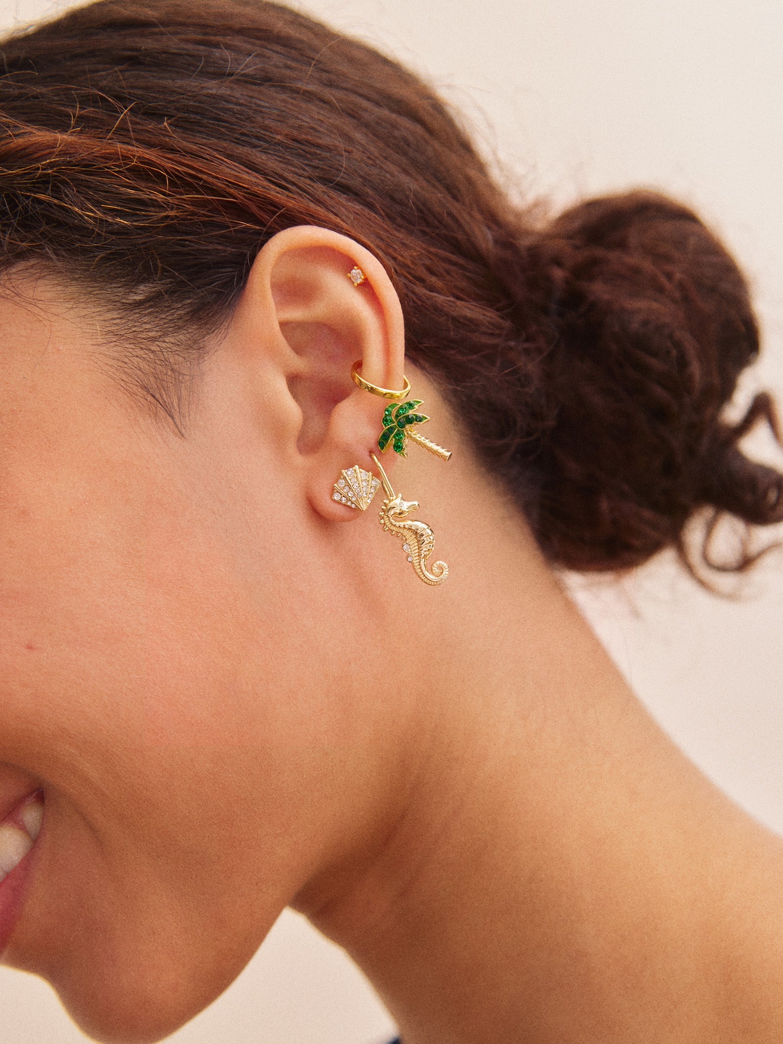 On the Horizon Earring Set - Seahorse