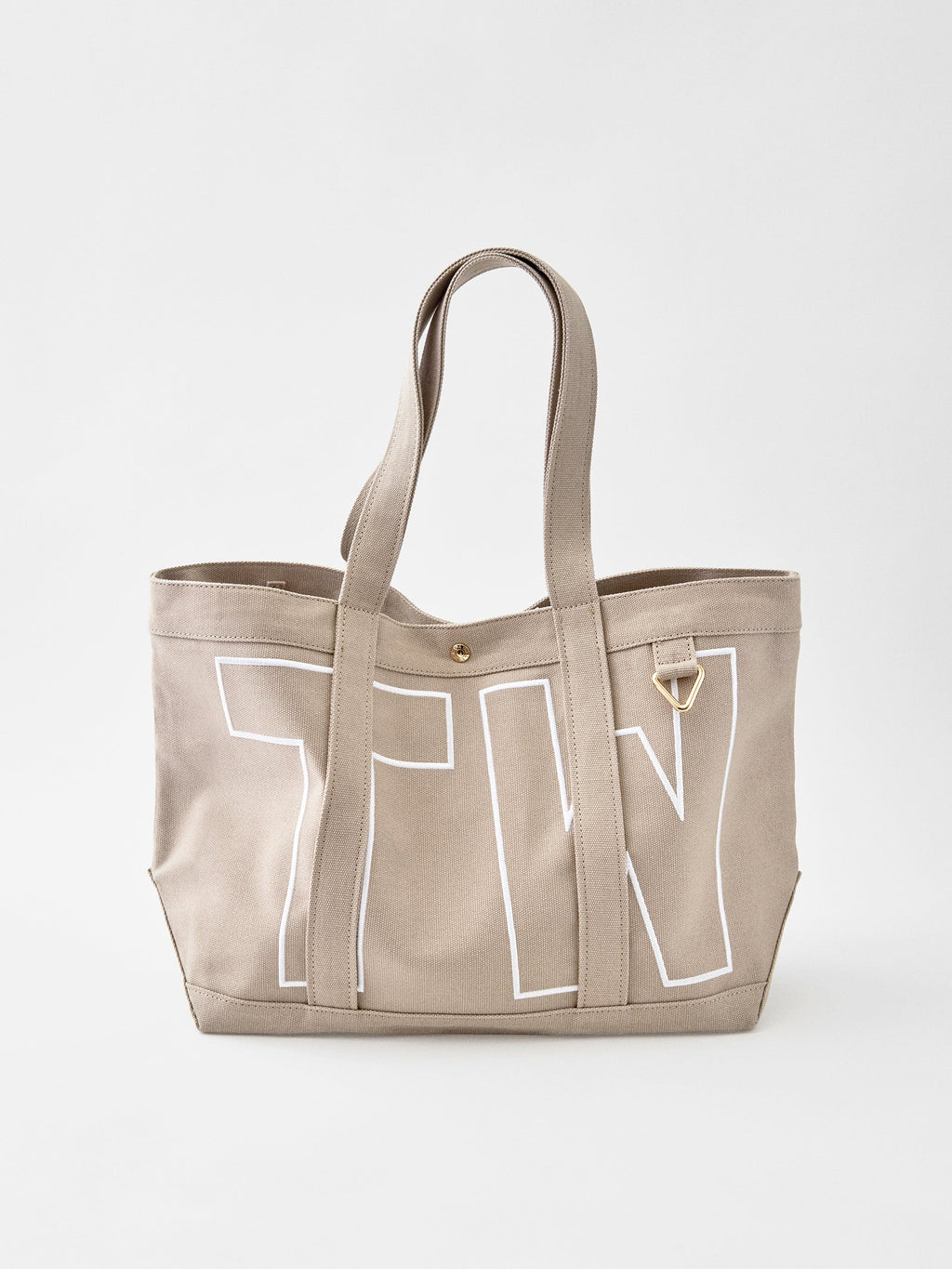 Solid Custom Alpha Tote - Toasted Almond