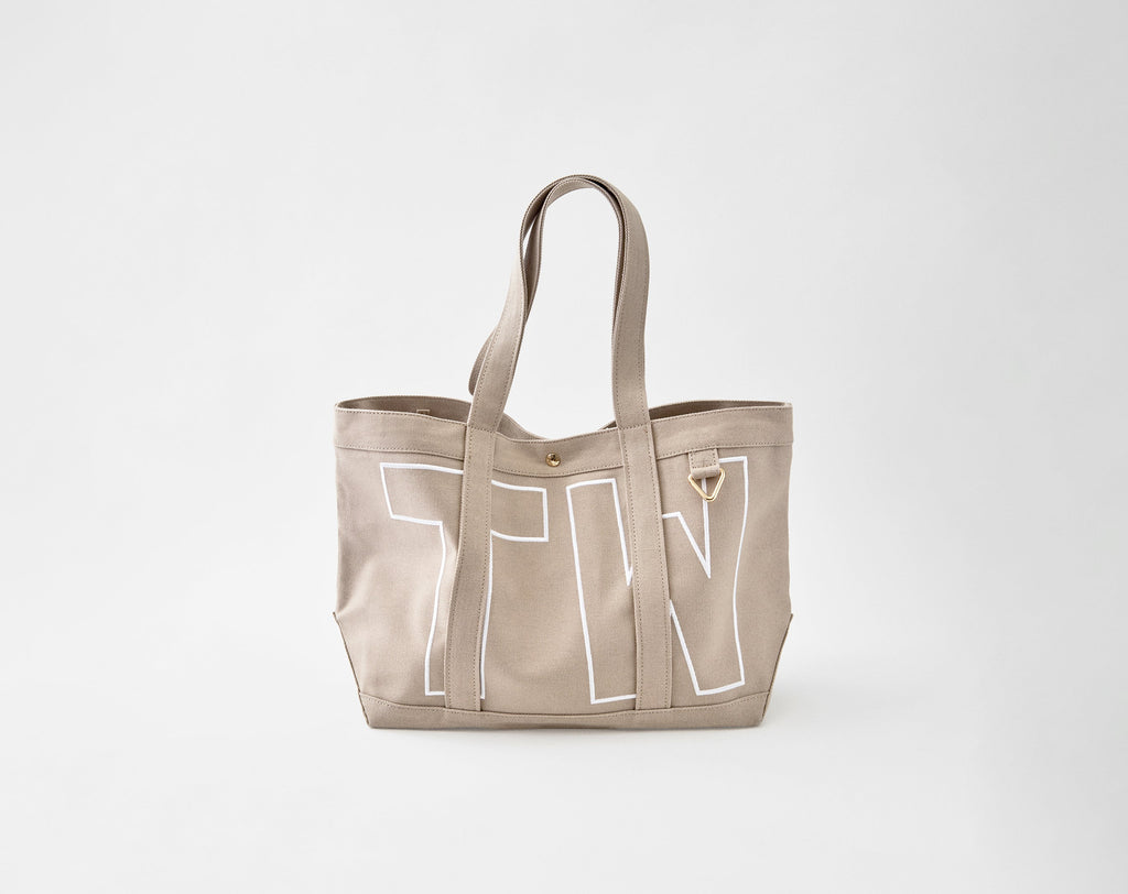 Solid Custom Alpha Tote - Toasted Almond