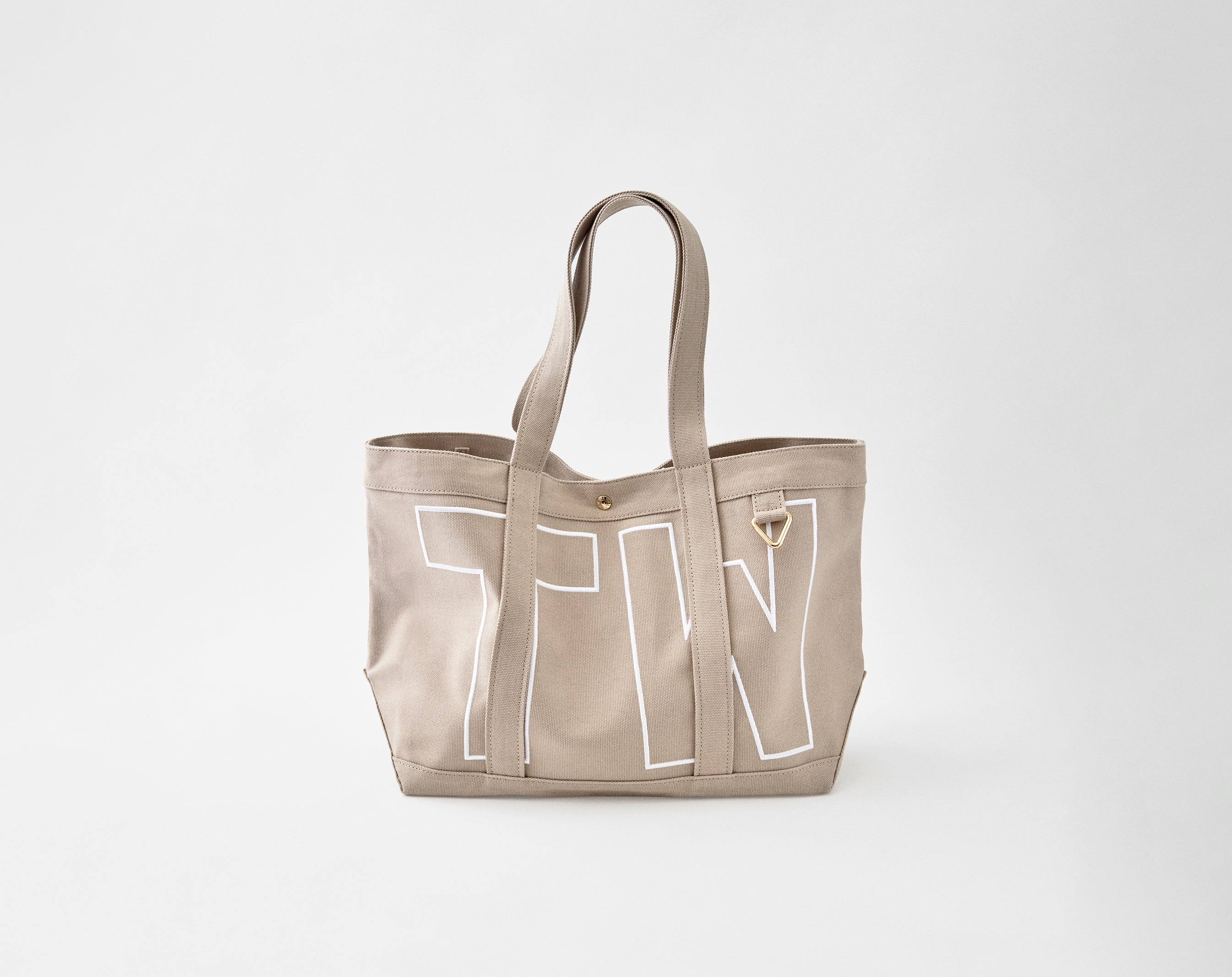 Solid Custom Alpha Tote - Toasted Almond