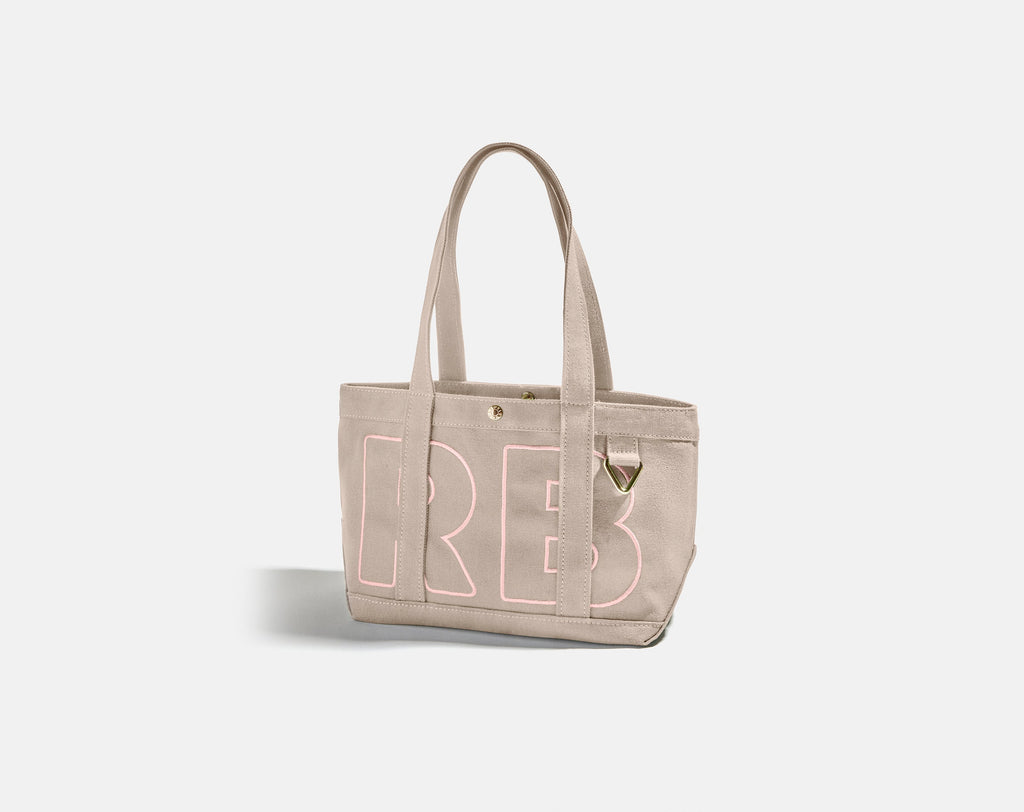Solid Custom Alpha Tote - Toasted Almond