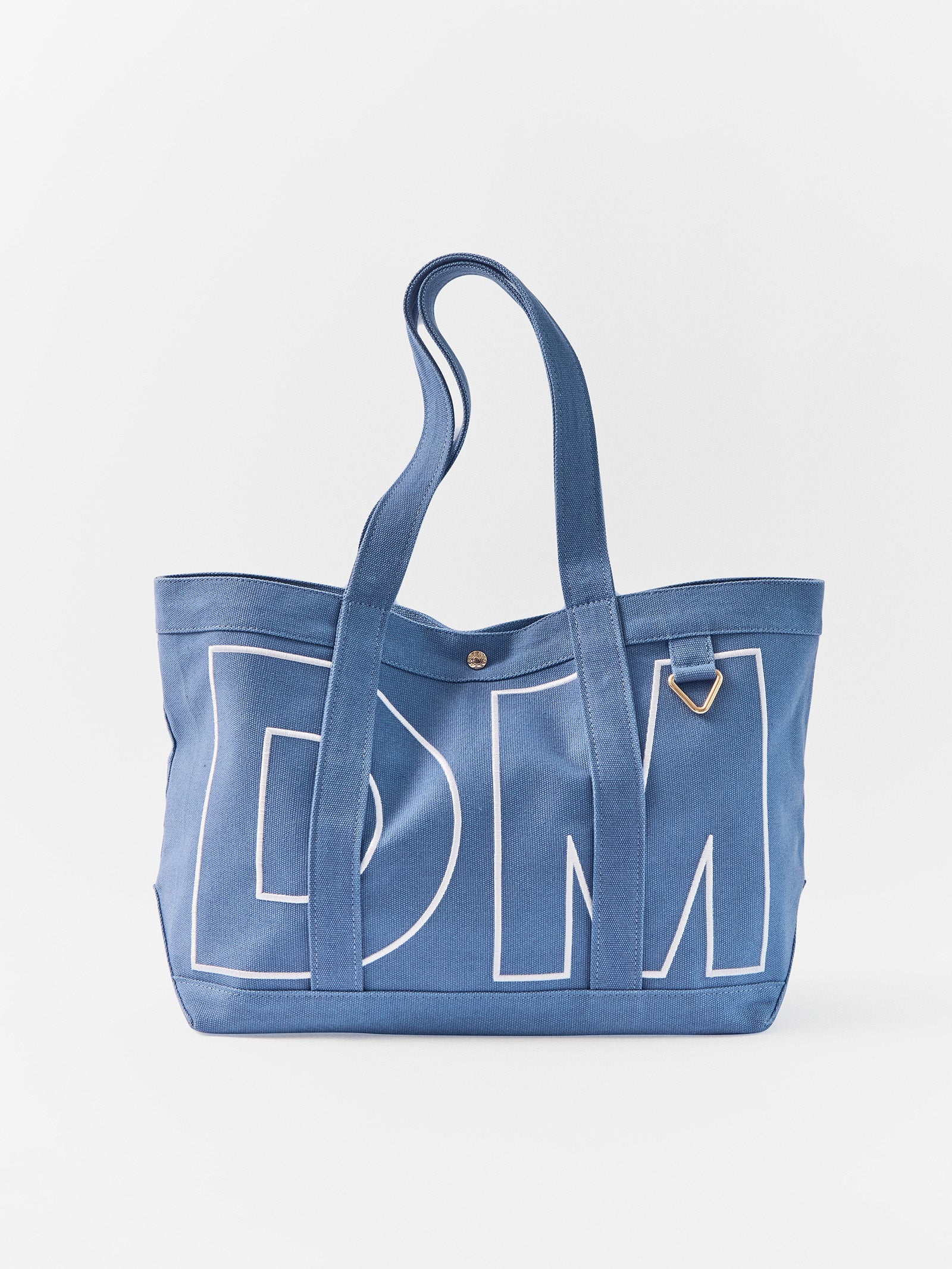 Solid Custom Alpha Tote - Dusty Blue