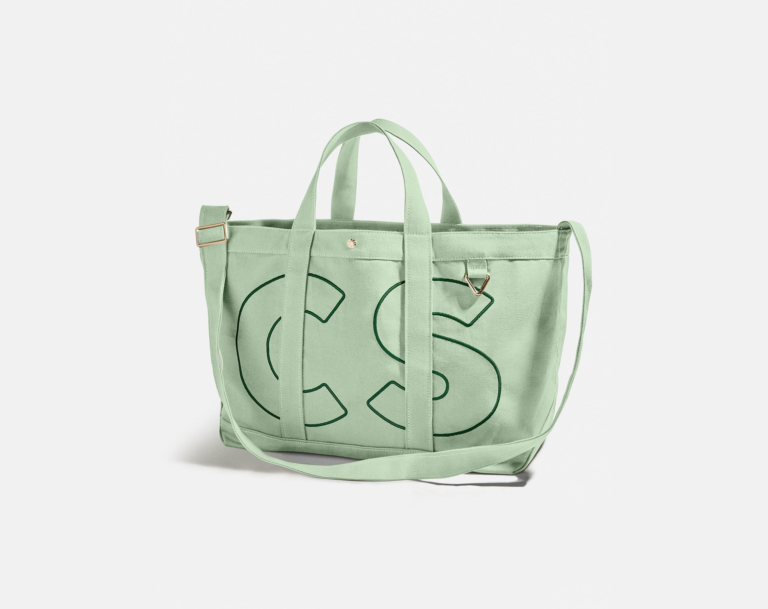Solid Custom Alpha Tote - Pistachio Green