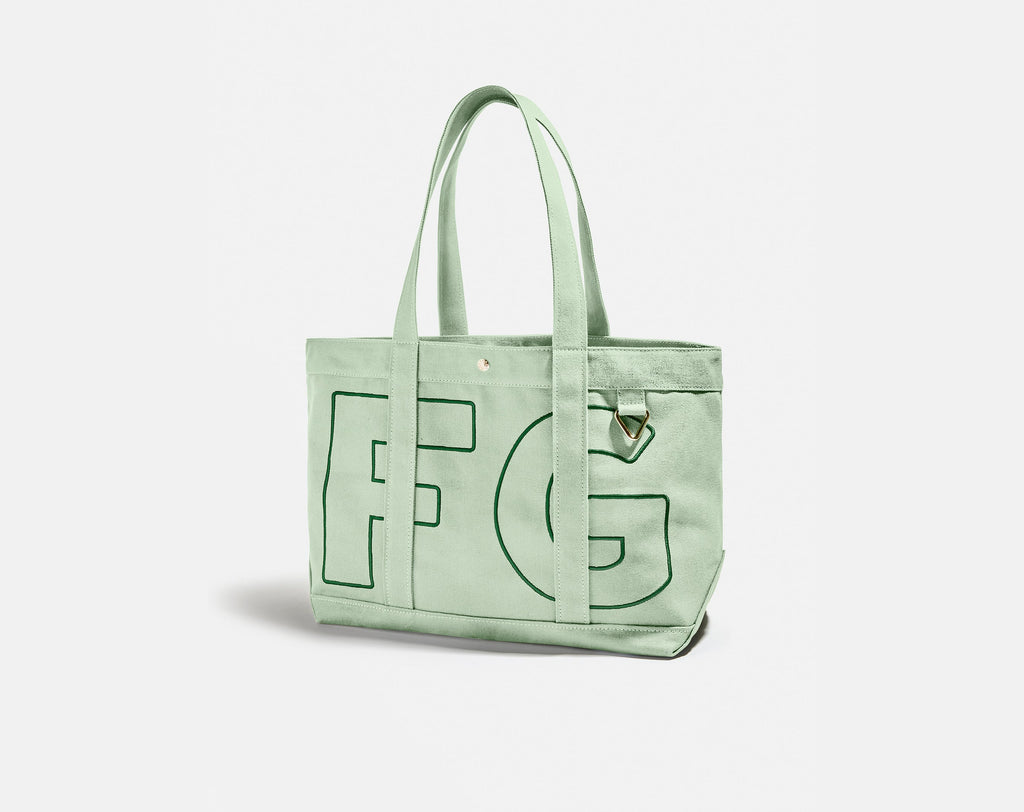 Solid Custom Alpha Tote - Pistachio Green