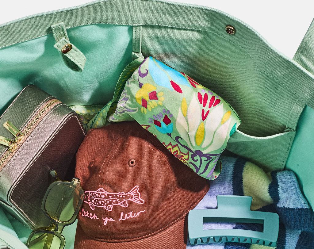 Solid Custom Alpha Tote - Pistachio Green