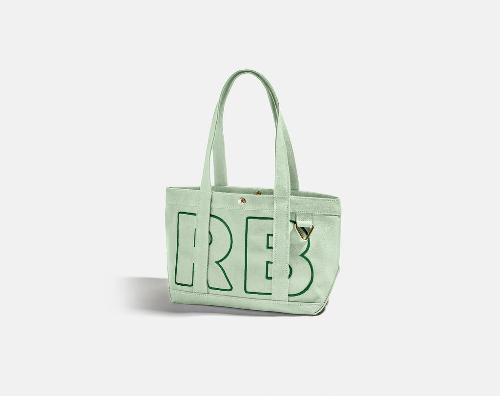 Solid Custom Alpha Tote - Pistachio Green