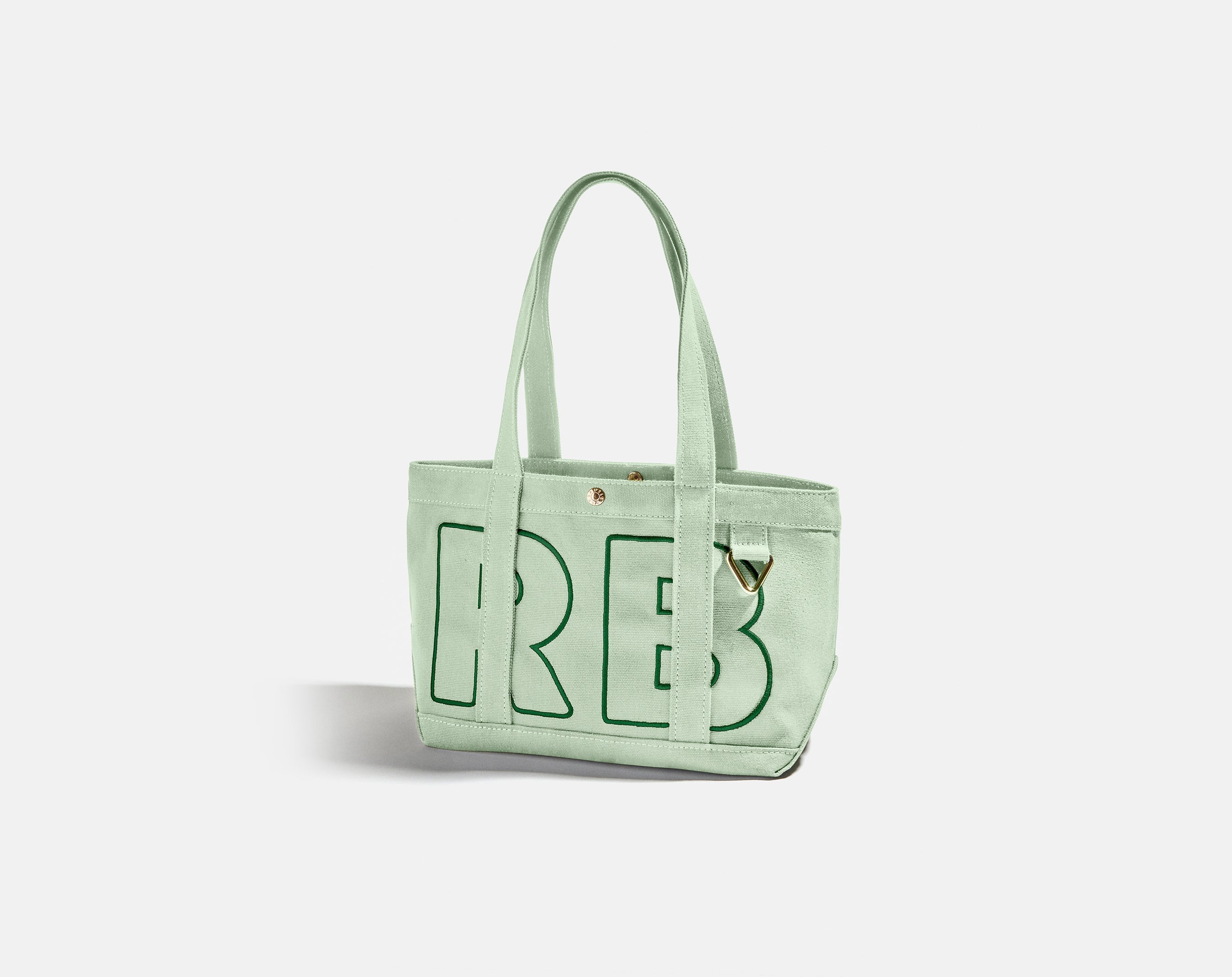 Solid Custom Alpha Tote - Pistachio Green