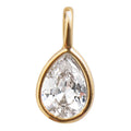 Pear Cubic Zirconia Cluster Charm