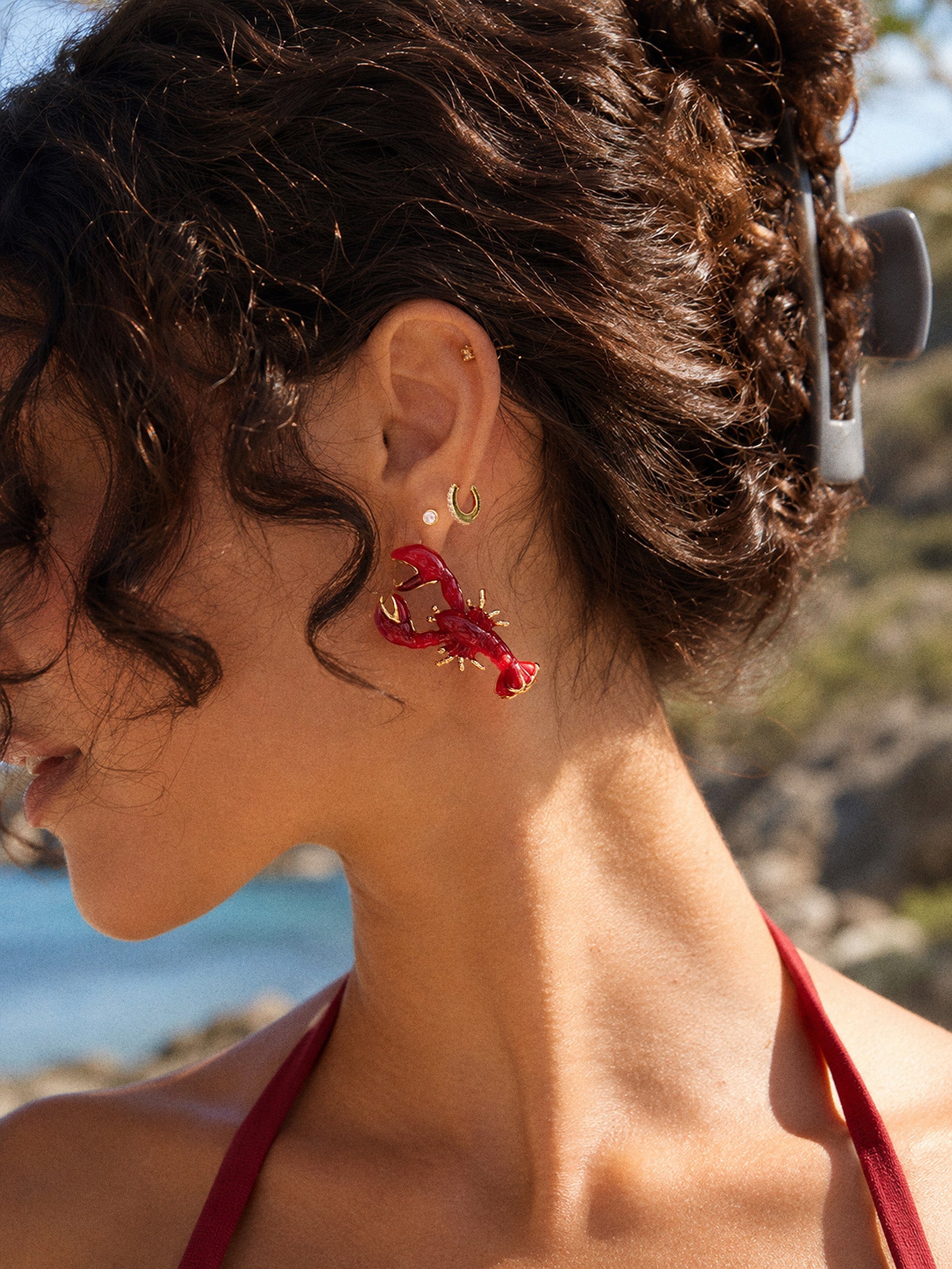 Fresh Catch Lobster Earrings - Lobster