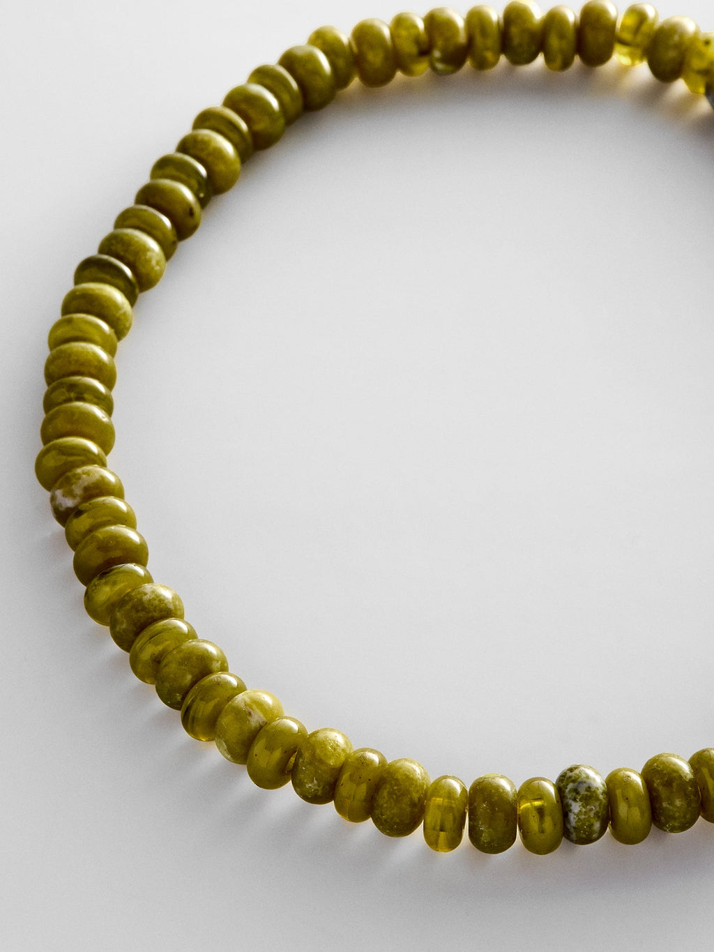 Joyce Semi-Precious Beaded Necklace - Olive