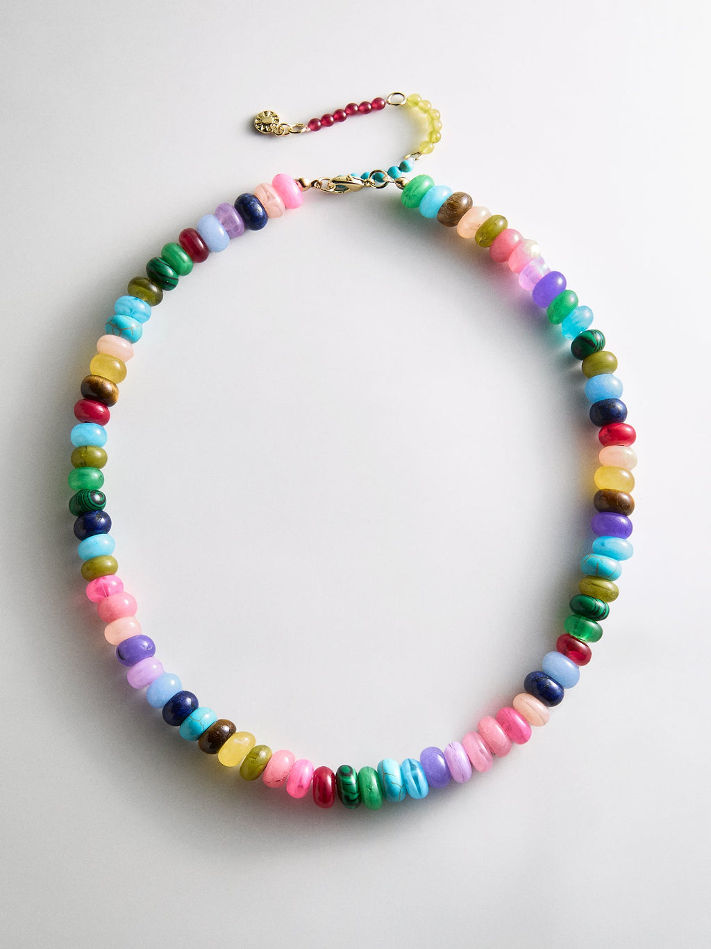 Joyce Semi-Precious Beaded Necklace - Multi Bead