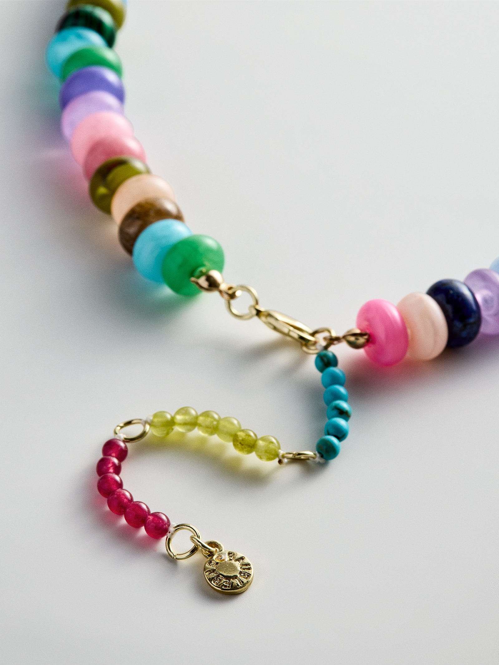 Joyce Semi-Precious Beaded Necklace - Multi Bead